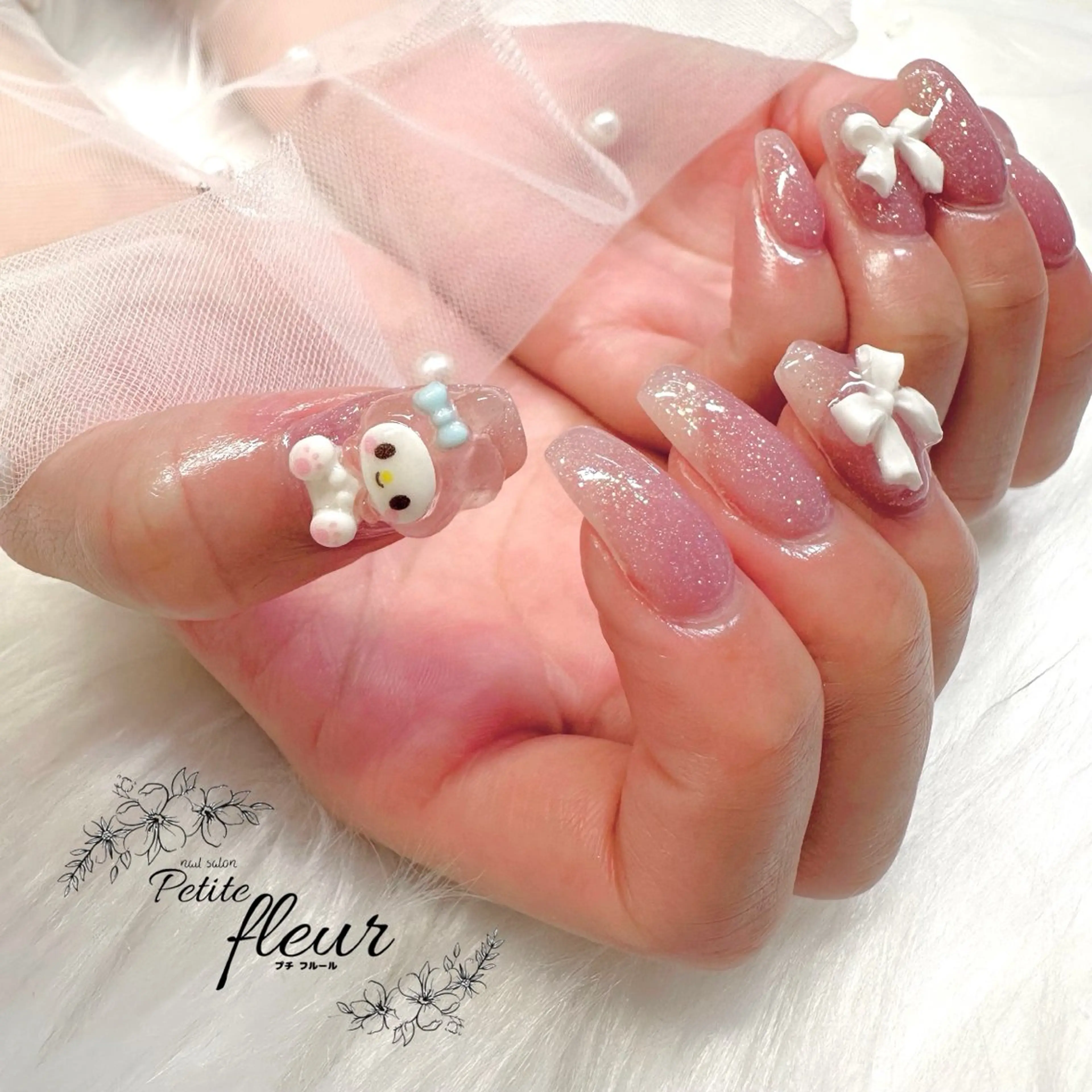 ネイル ハンドネイル ❁⃘*。Petite fleur❁⃘*りさのネイルデザイン