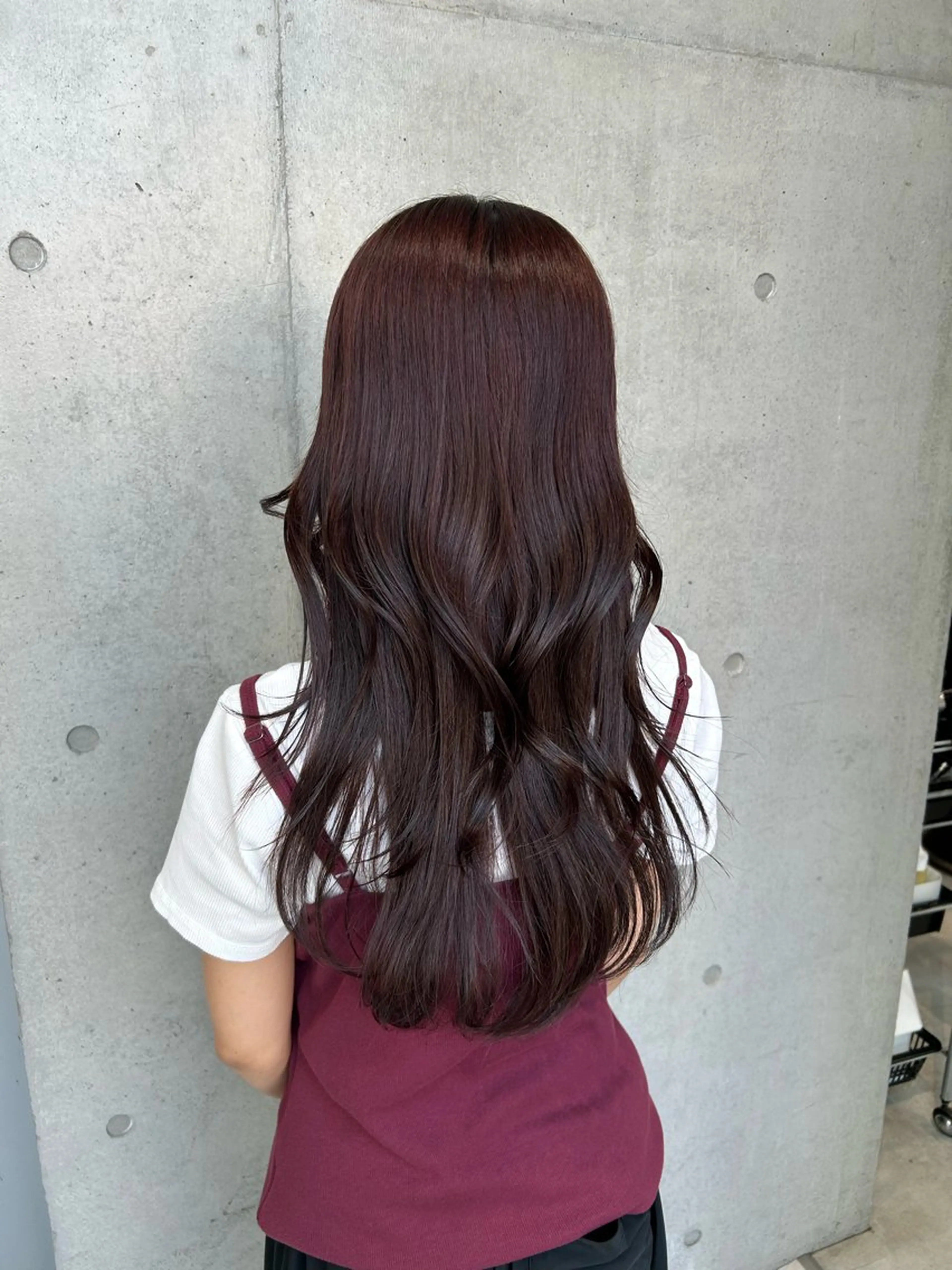 ロング カラー ヘアアレンジ カット ヘアカラー トリートメント ボブ艶モテカラー🫧 カリンのヘアスタイル