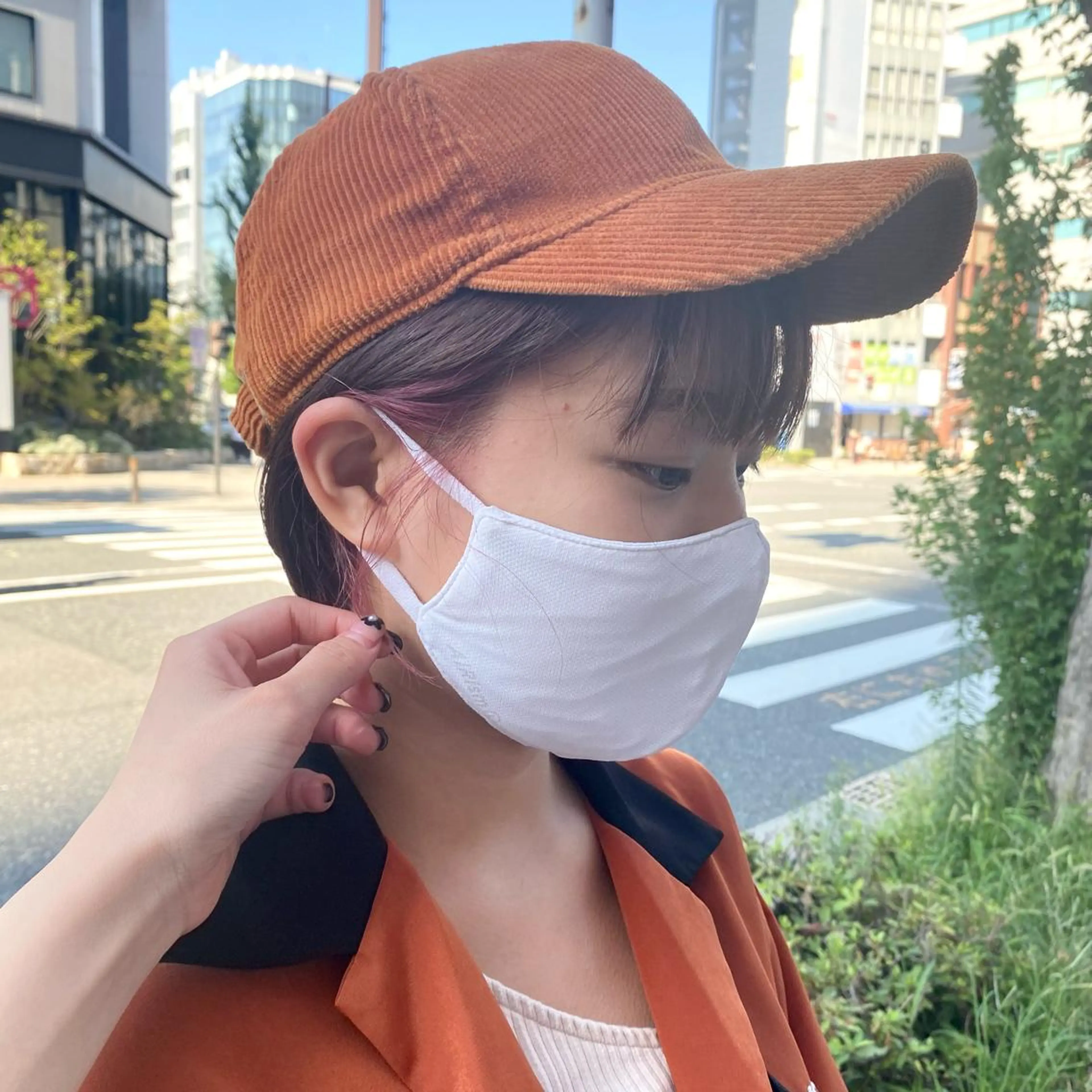 ショート カラー esu西梅田所属・ena/ブリーチなし 透明感・レイヤー🎀のヘアスタイル