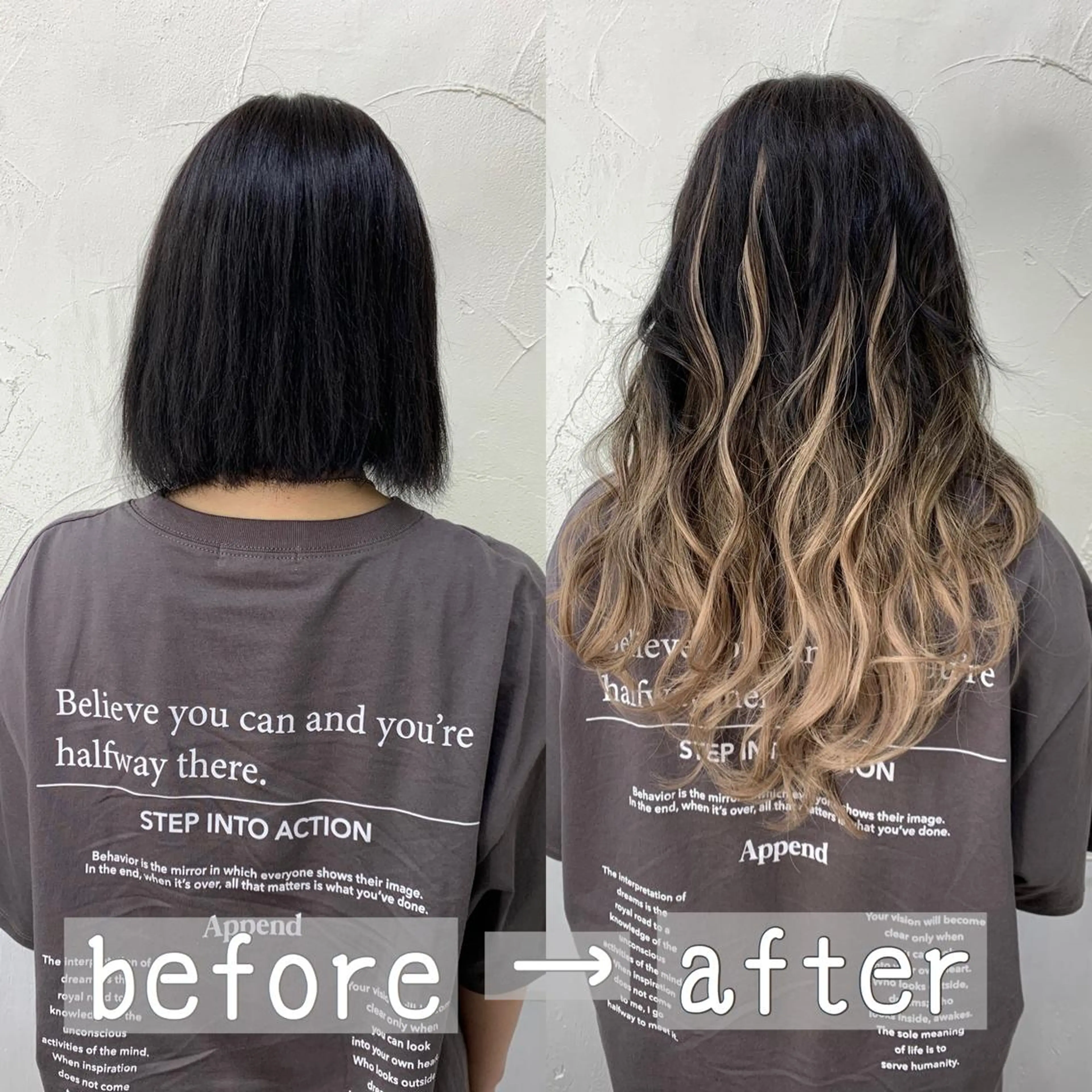 ショート カラー シールエクステ バレイヤージュ グラデーションカラー ハイライトカラー エクステ 失敗したくない人へ ハイトーン美容師のヘアスタイル