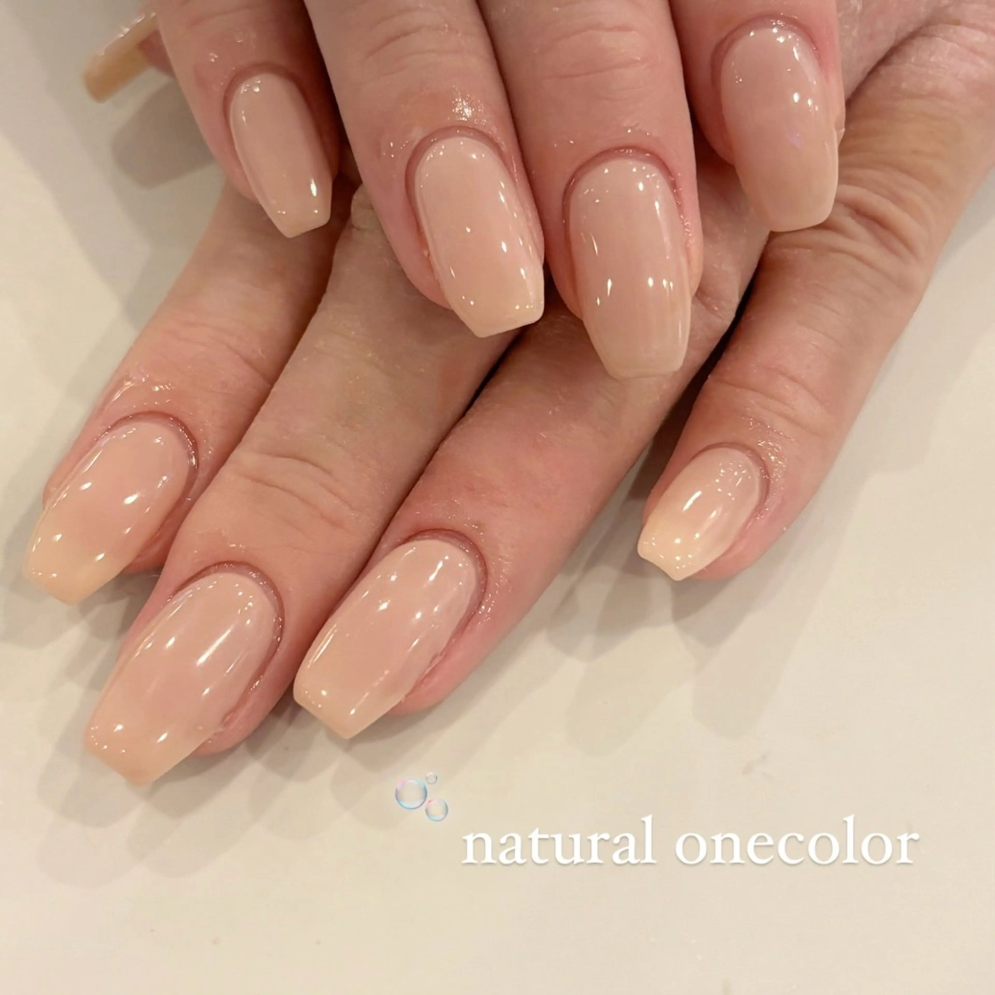 ネイル ワンカラーネイル ハンドネイル millie ainee太田のネイルデザイン