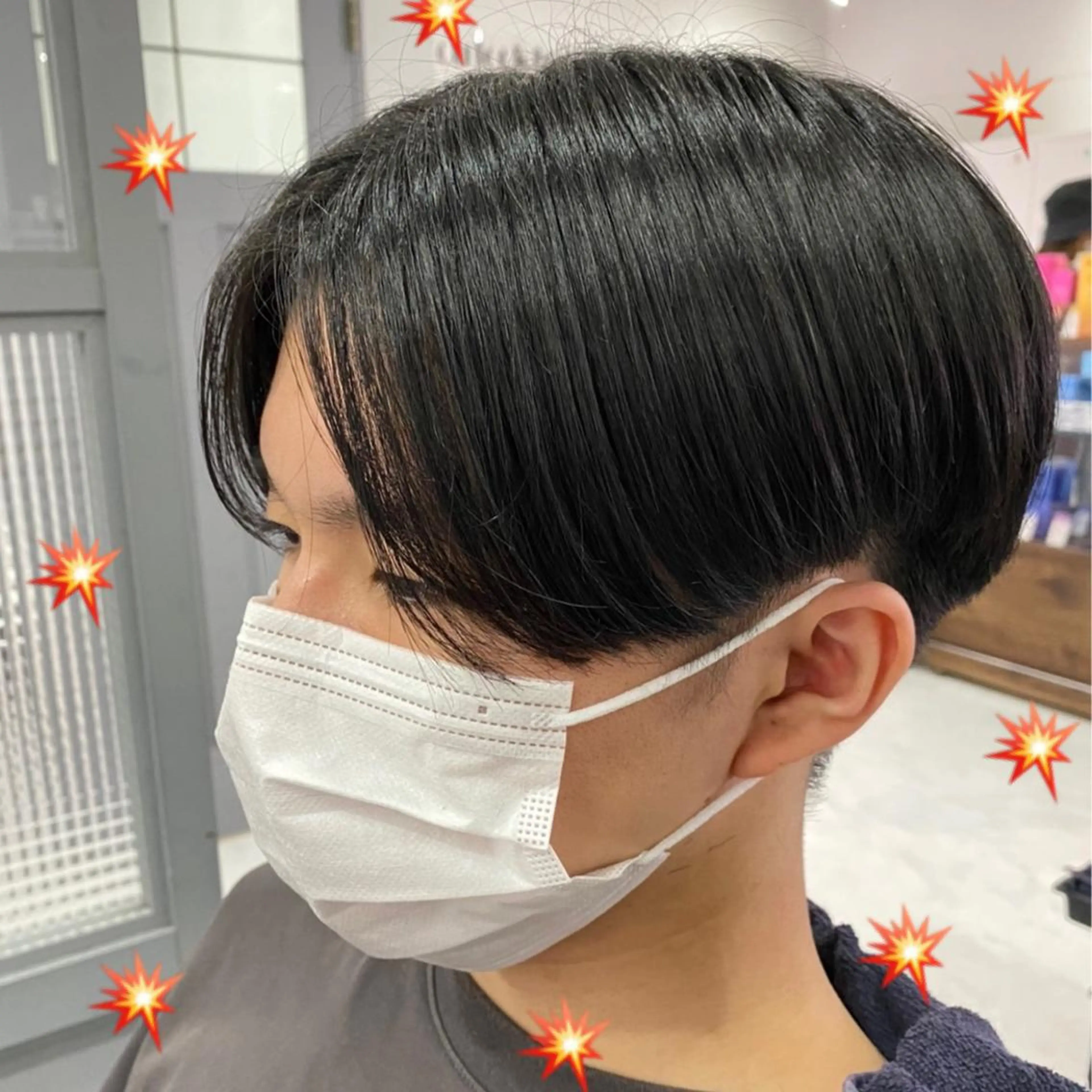 ショート カラー メンズ 🖤韓国艶髪 RINA🖤のヘアスタイル