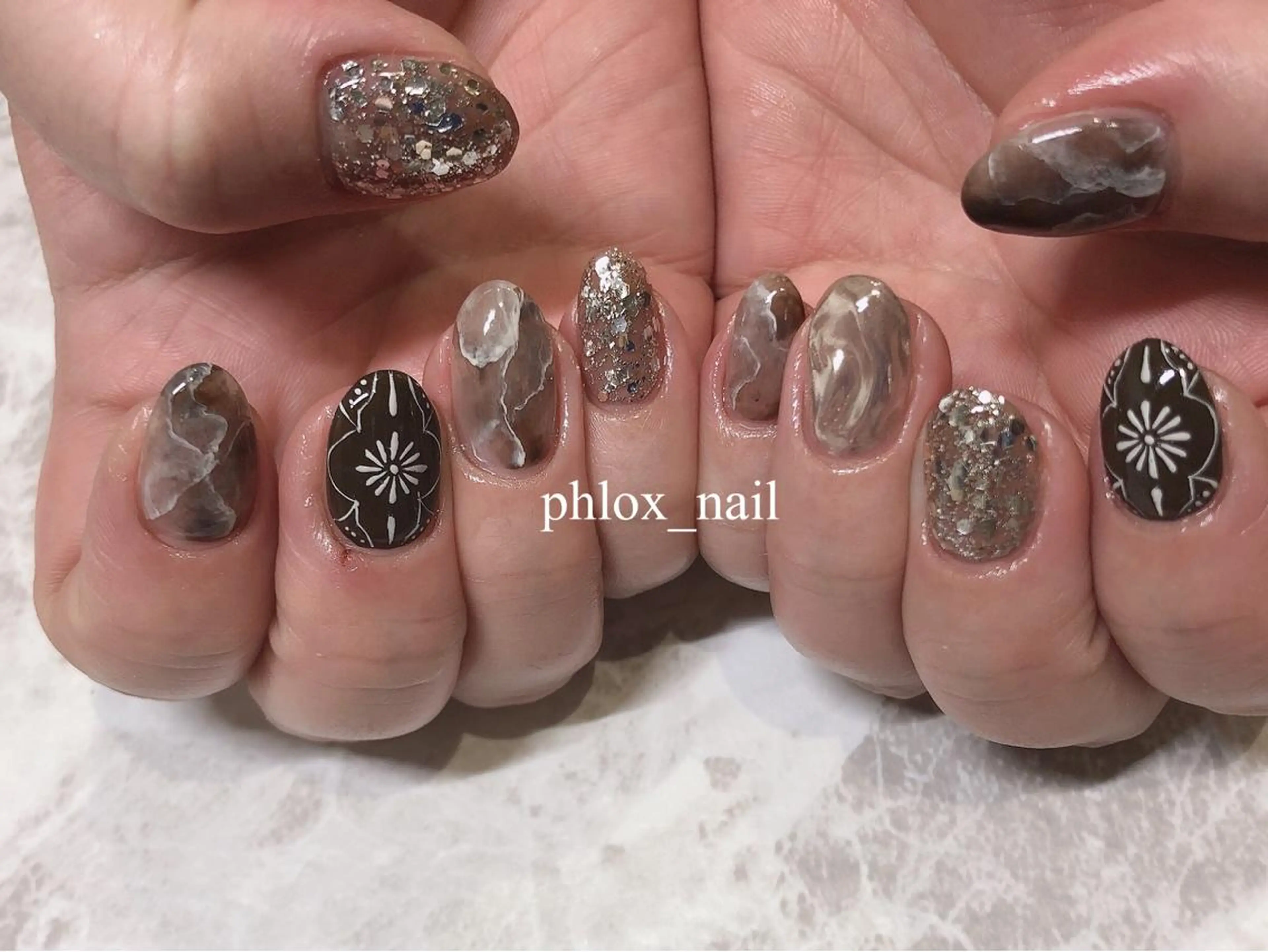 ネイル s/w _shokoのネイルデザイン