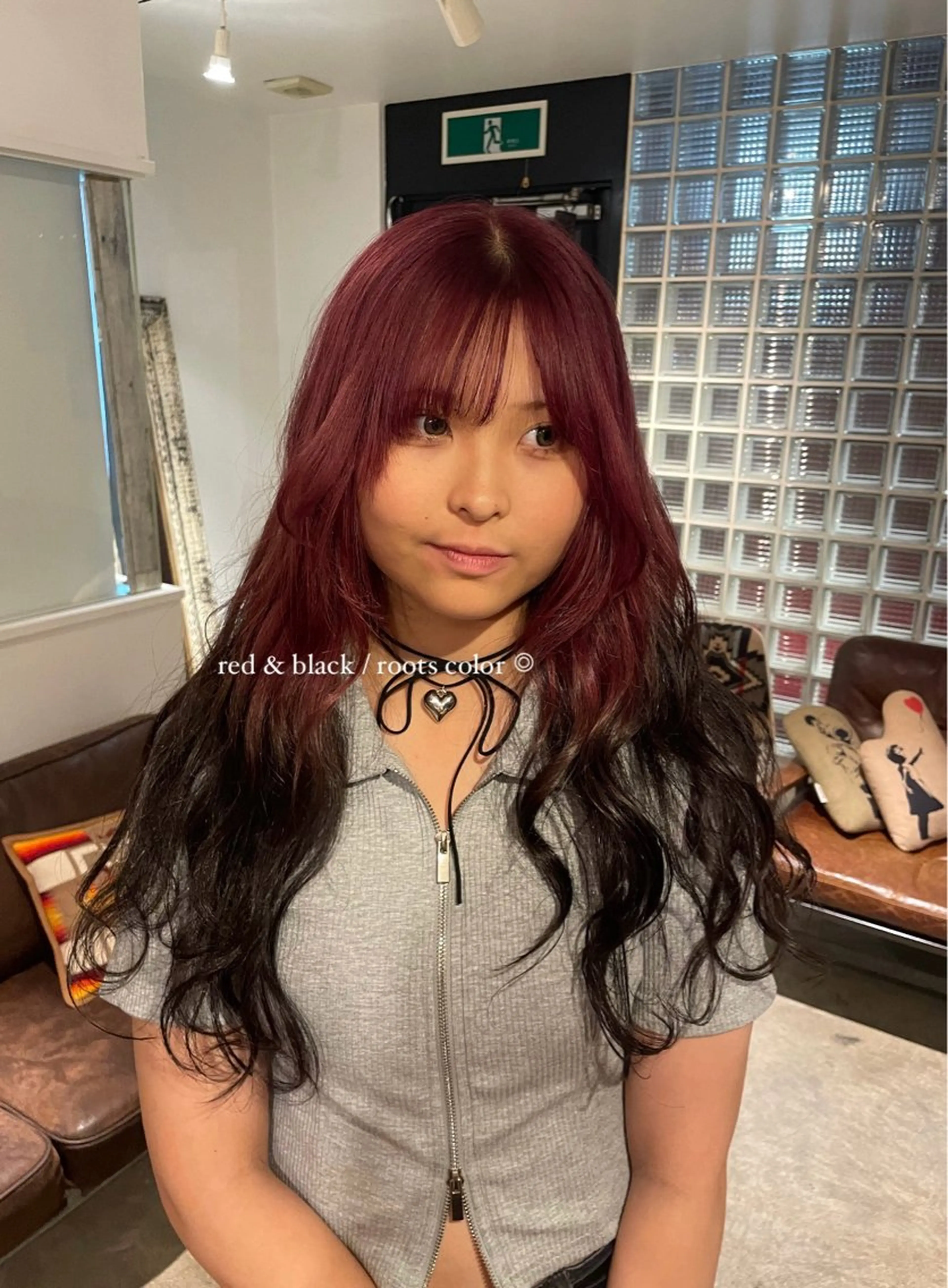 ロング カラー ヘアアレンジ MARIO HAIR DESIGN所属・艶カラー/カット 🌒Ameriのヘアスタイル