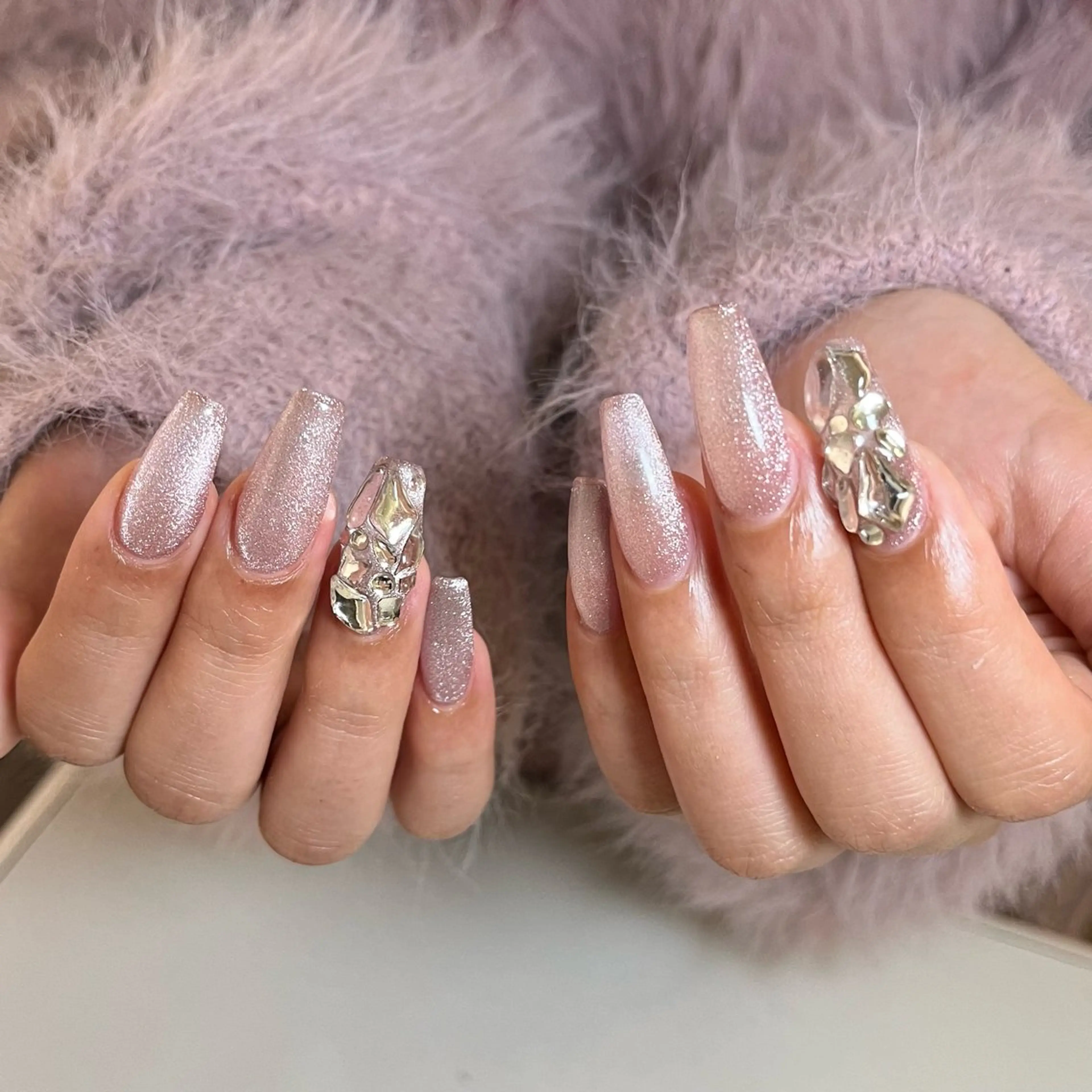 ネイル ハンドネイル D.d Haruka /y2k/持ち込みのネイルデザイン