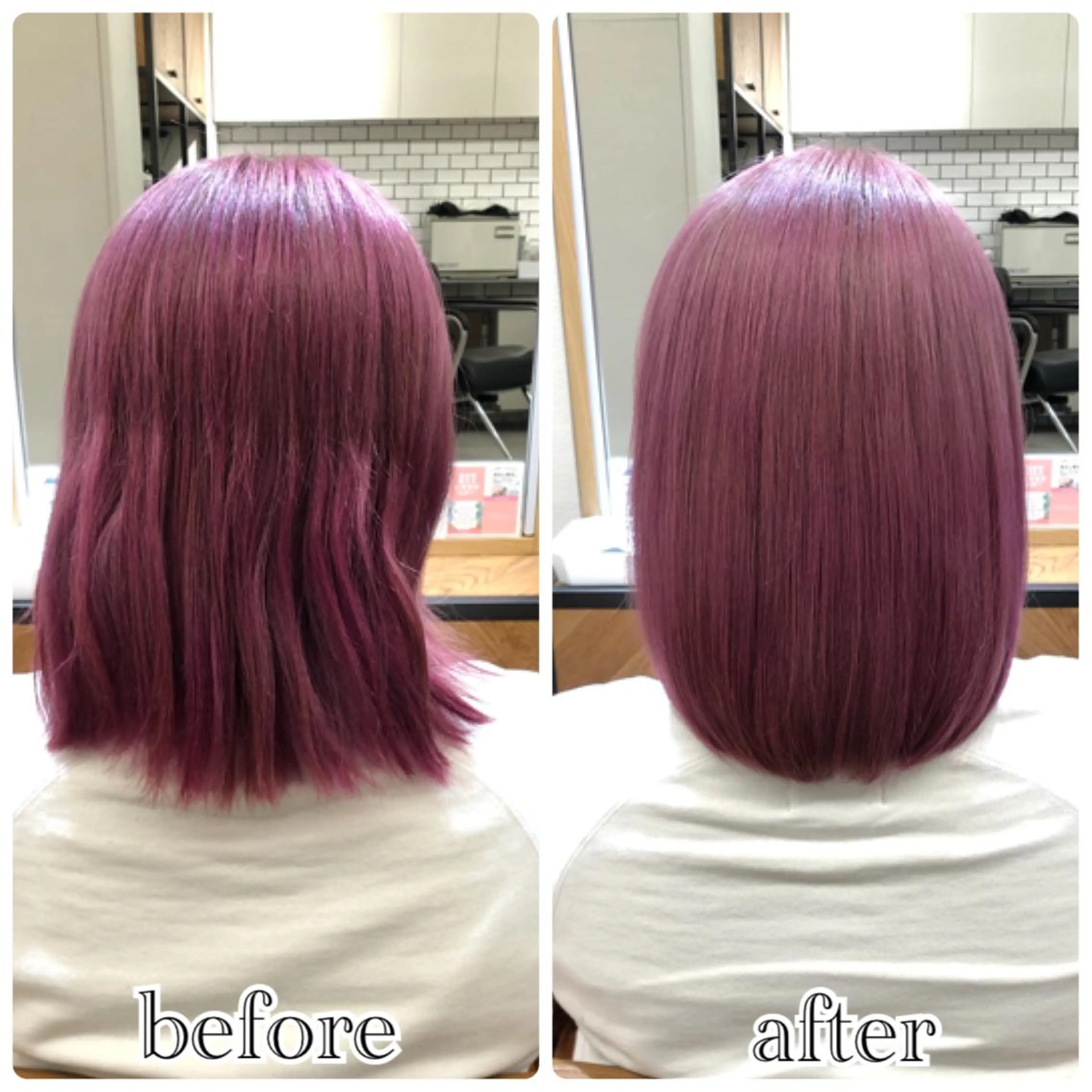 ミディアム トリートメント elements所属・榎 菜摘のヘアスタイル