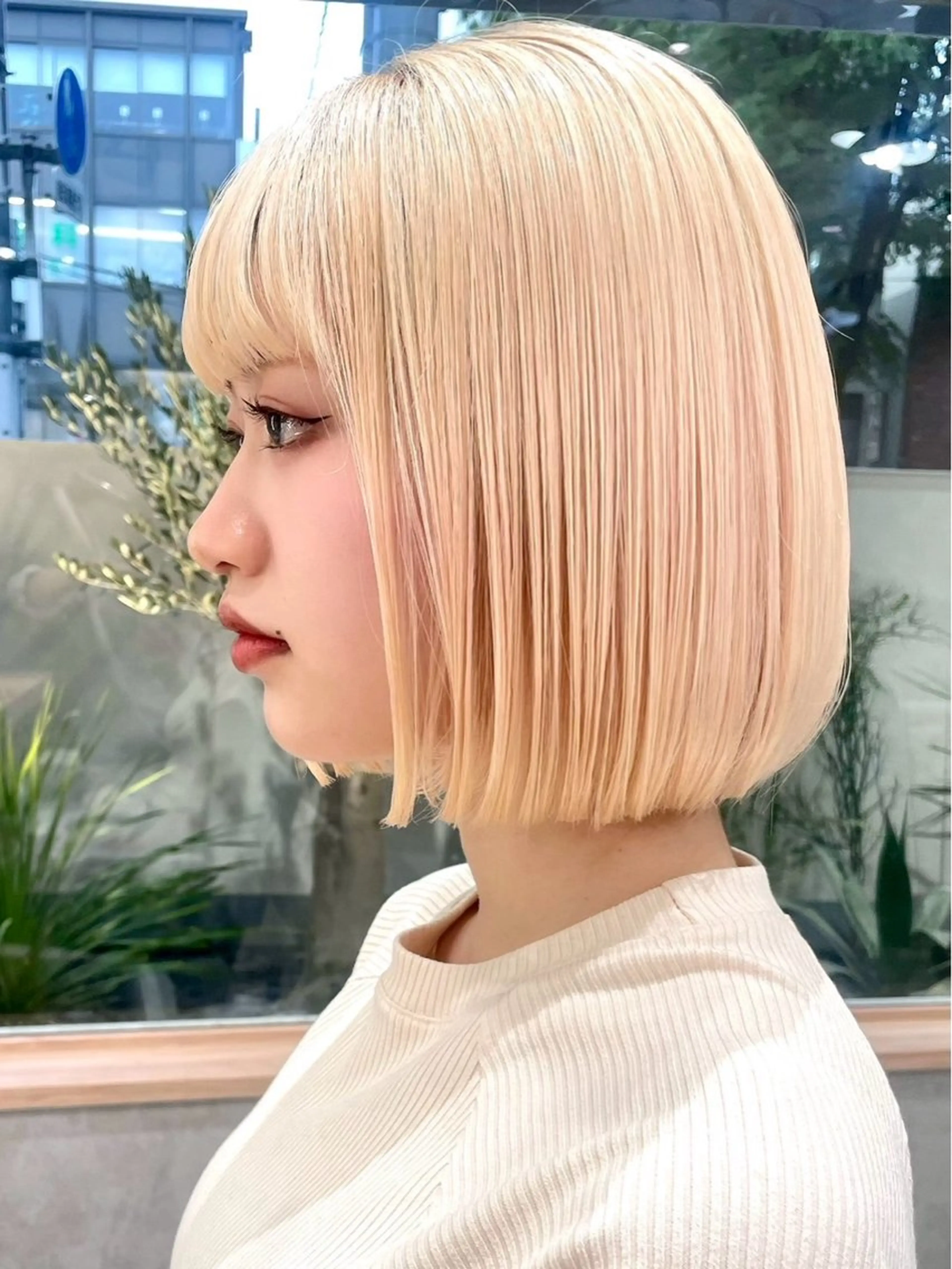 ショート カラー カット ヘアカラー トリートメント 韓国ヘア🇰🇷透明 感カラー/yui🎀のヘアスタイル