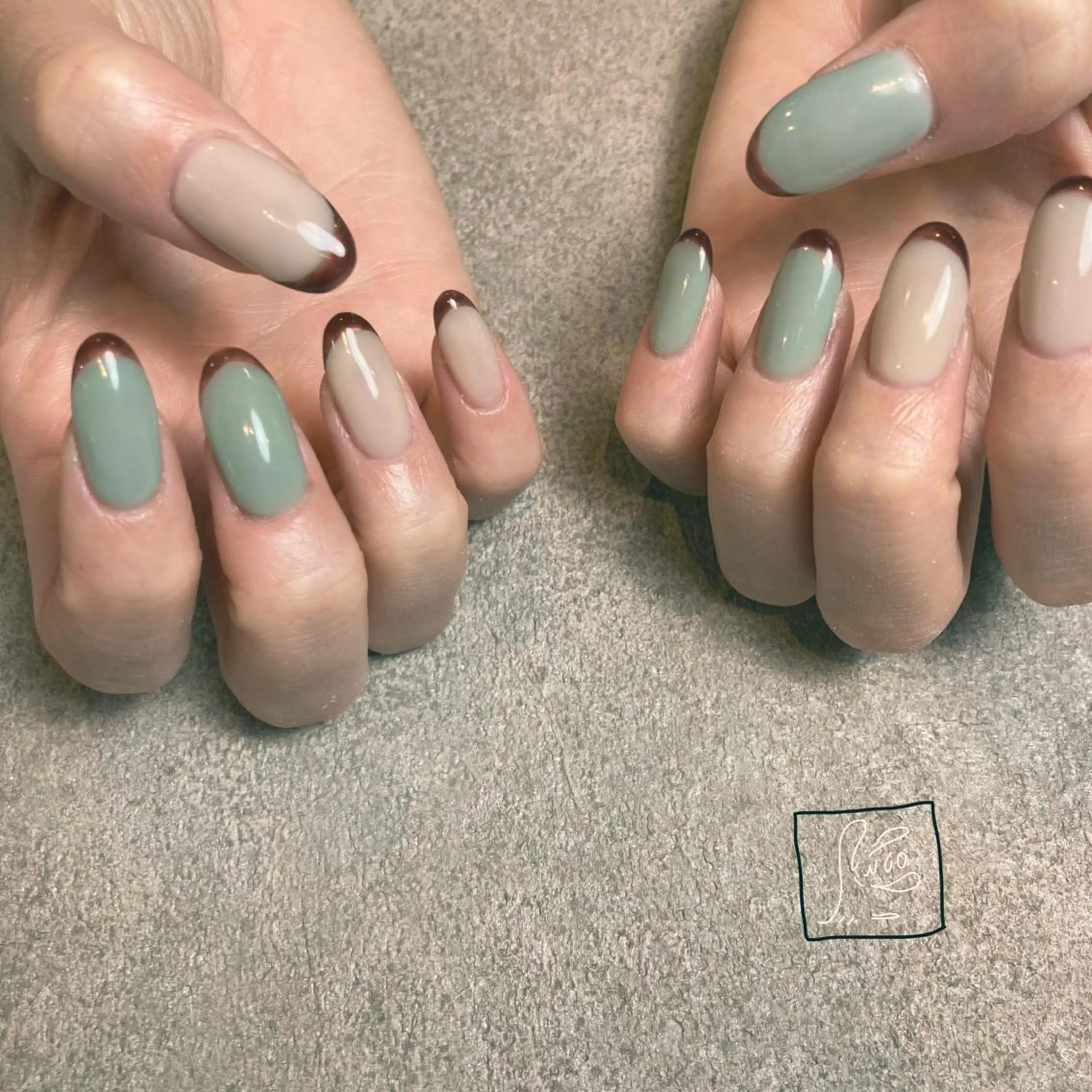 ネイル アートネイル クリアネイル フレンチネイル ワンカラーネイル chik所属・hamaguchi licoのネイルデザイン