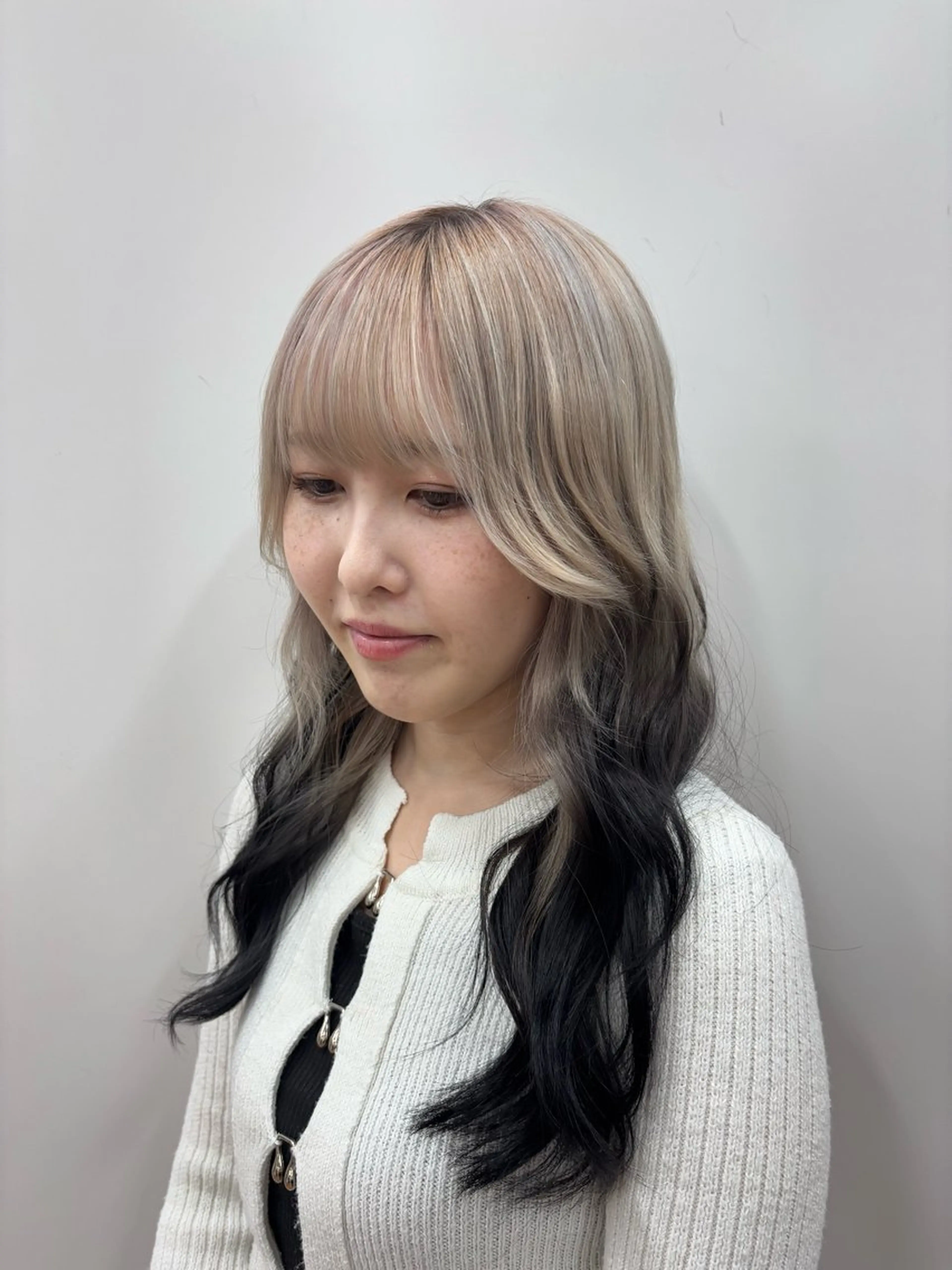 セミロング カラー ヘアカラー 中津/トレンドカラー /美馬本紅亜のヘアスタイル