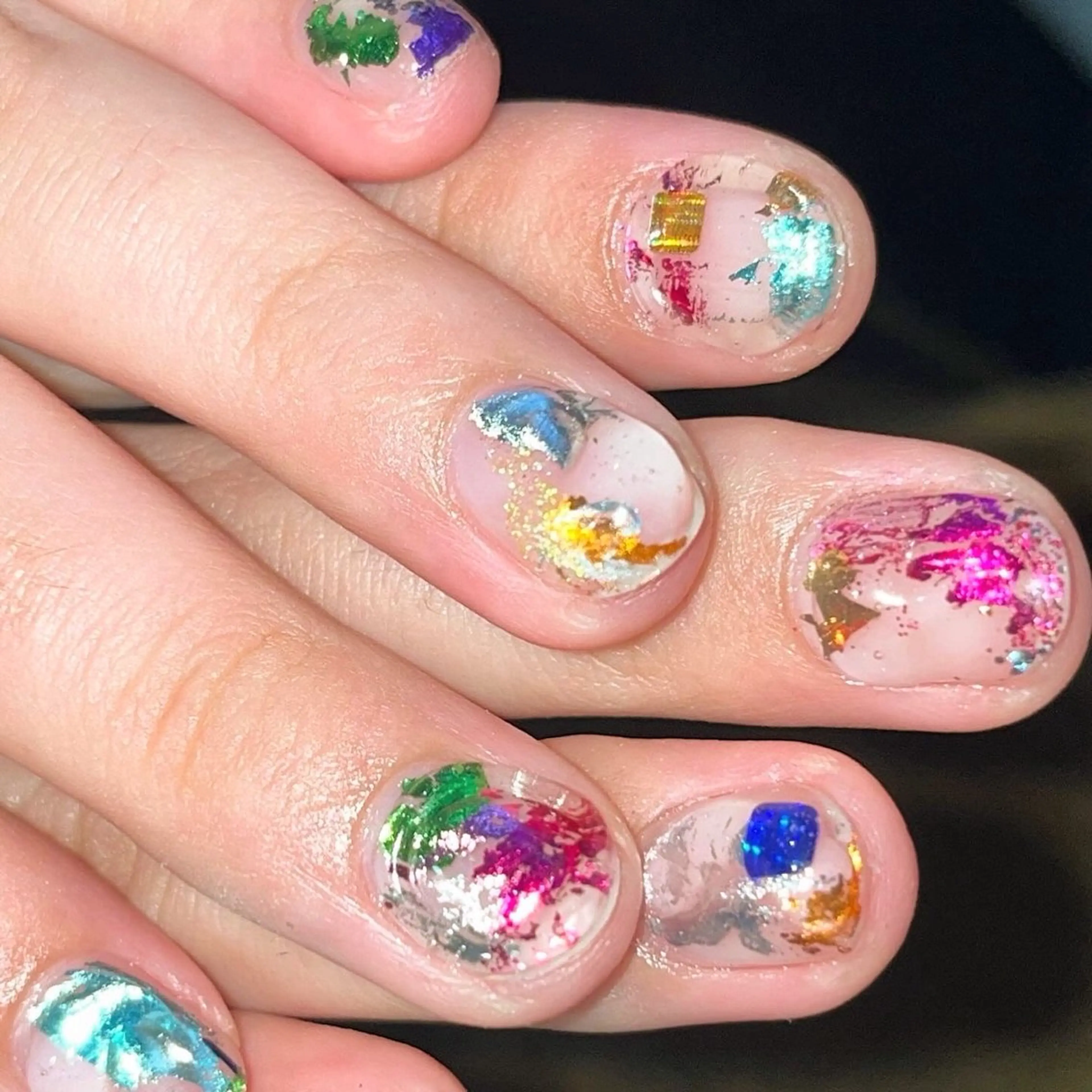 ネイル クリアネイル キラキラネイル ぷっくりネイル 吉祥寺/個性派/ kazuha🩰のヘアスタイル