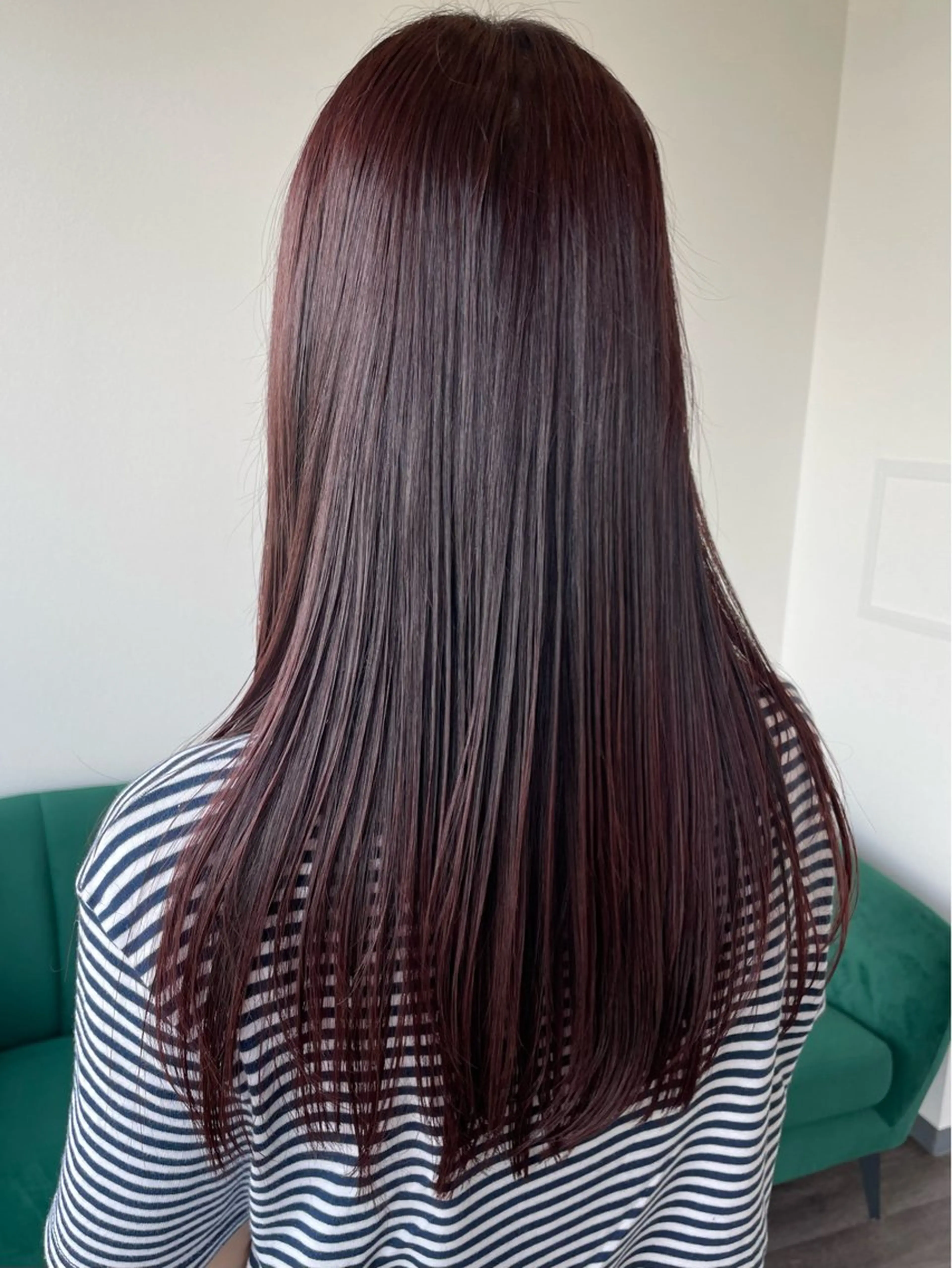 セミロング カラー 艶カラー🌙縮毛矯正 /ボブ【Reina】のヘアスタイル