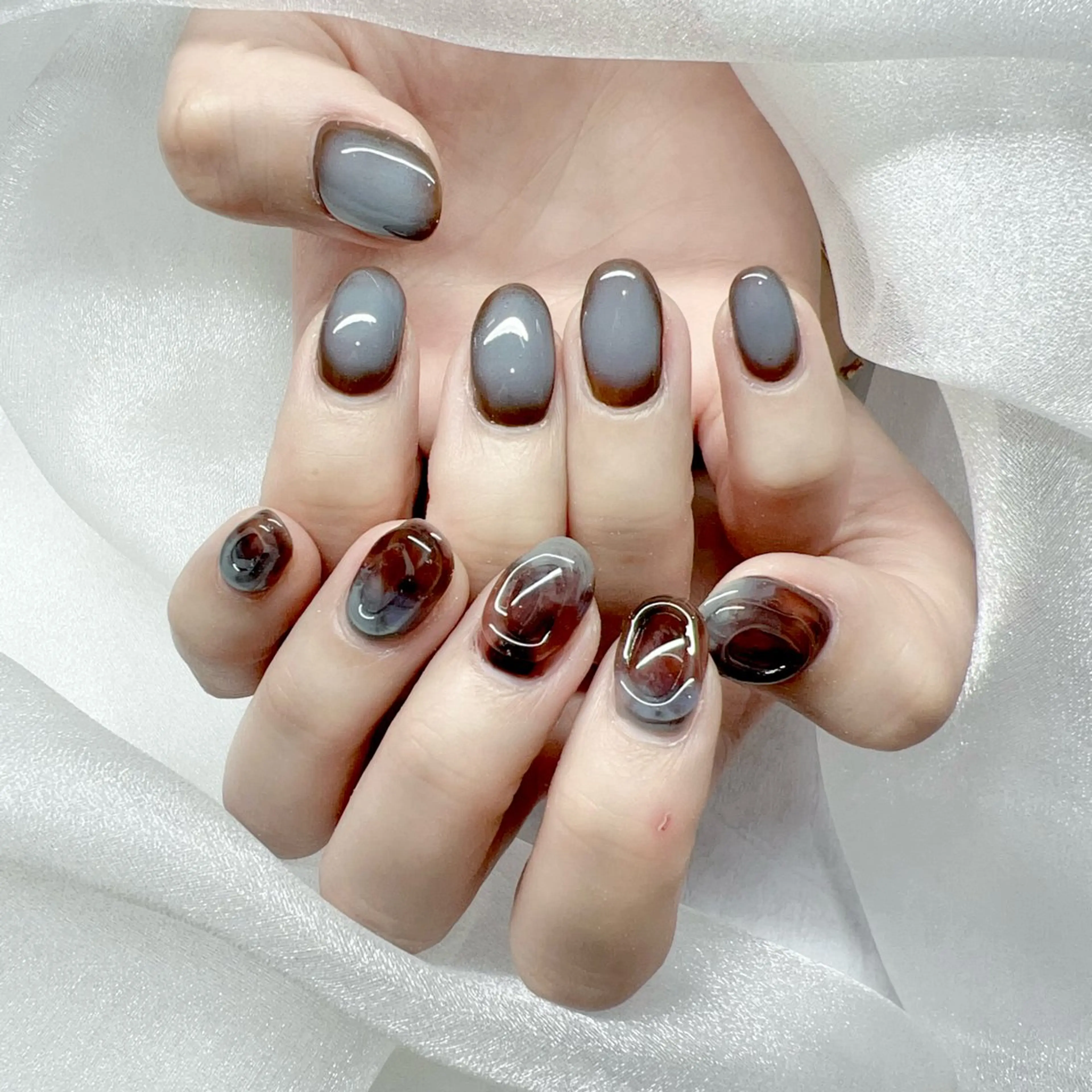 ネイル 持ち込み ハンドネイル Morpho nailのネイルデザイン