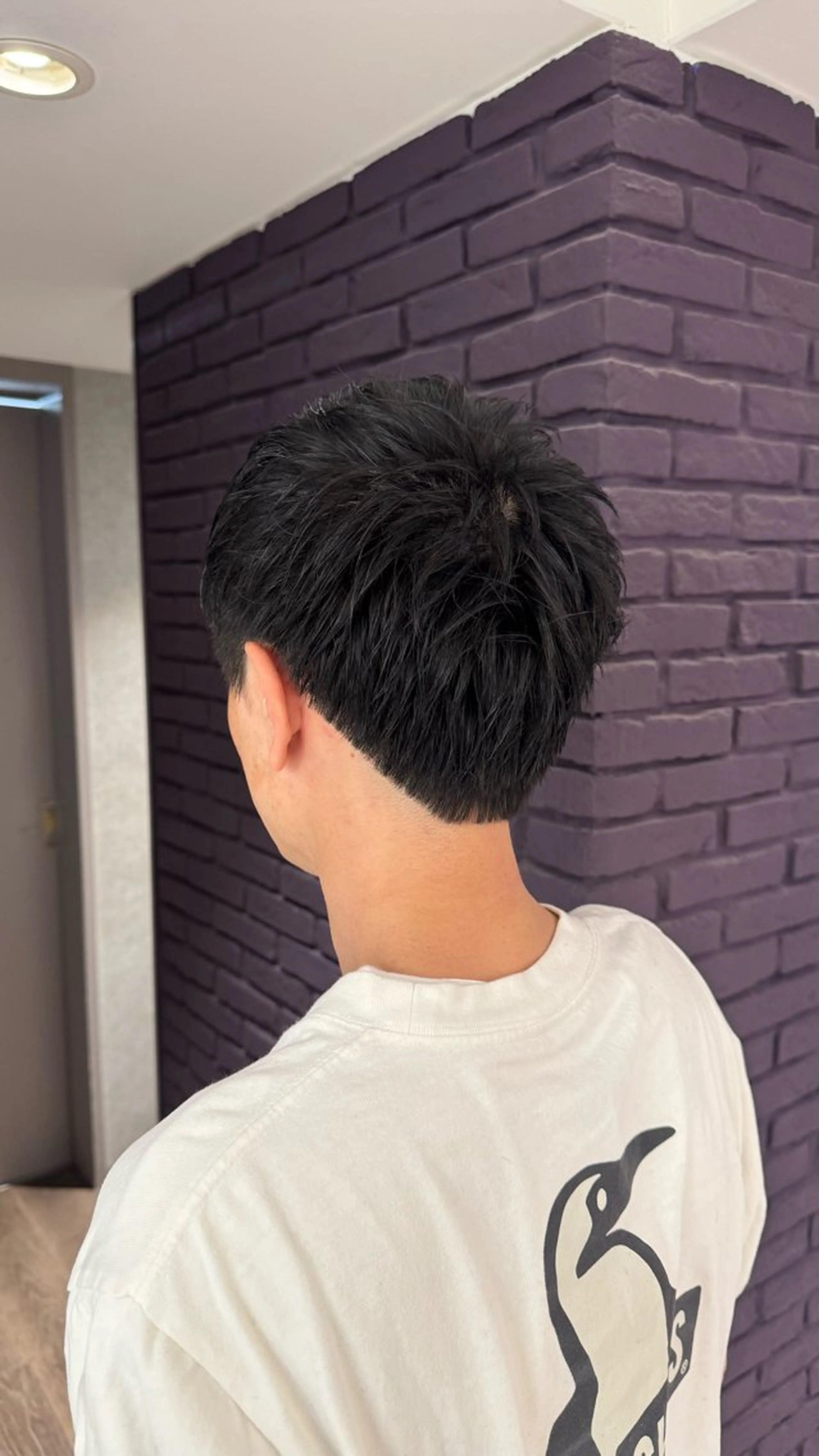 メンズ カット 颯馬/ショート/ メンズ/艶髪/韓国風のヘアスタイル