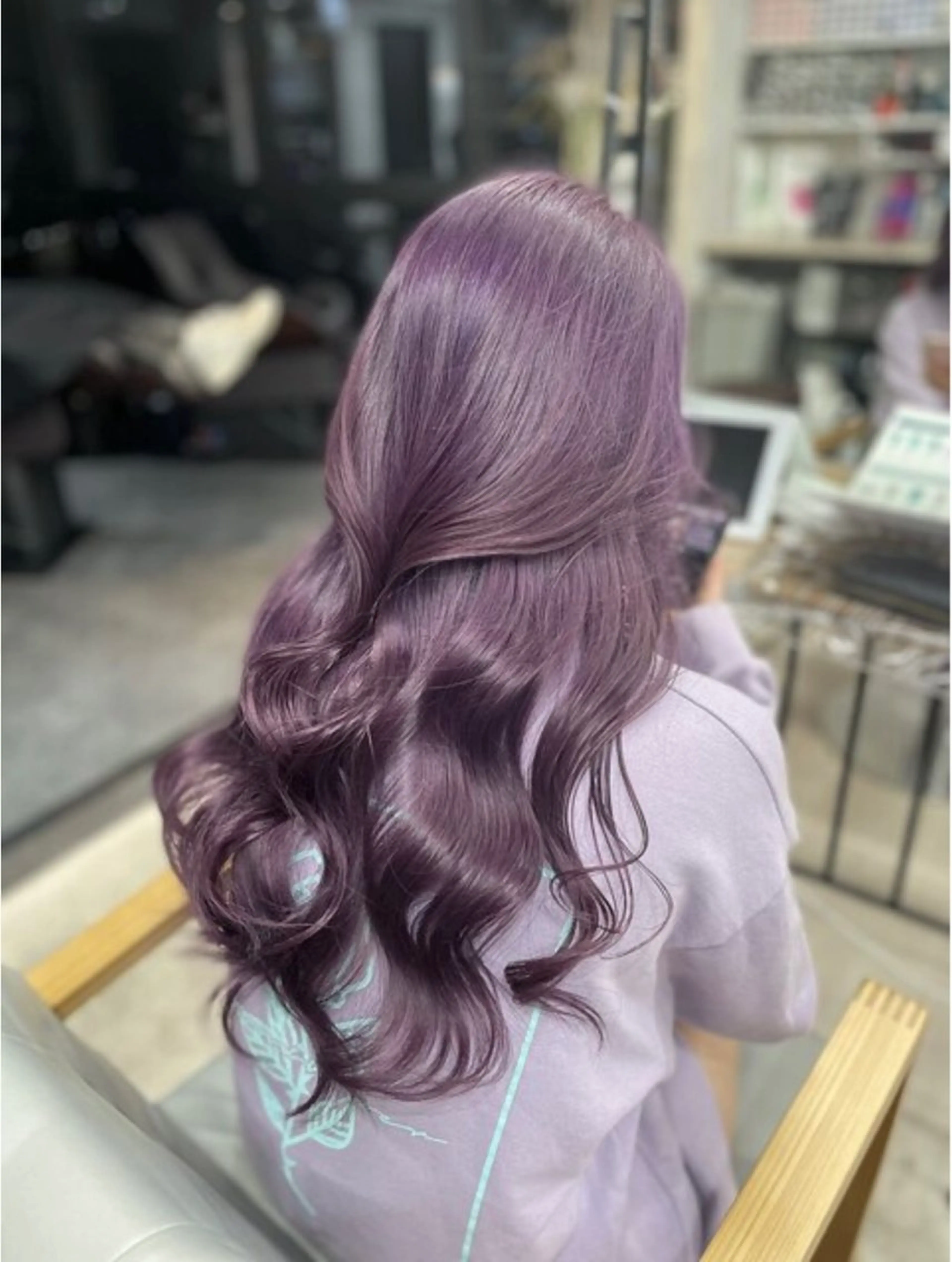 ロング カラー ヘアアレンジ メンズ ヘアカラー のん🎀ハイトーン/ レイヤーカット🐳のヘアスタイル