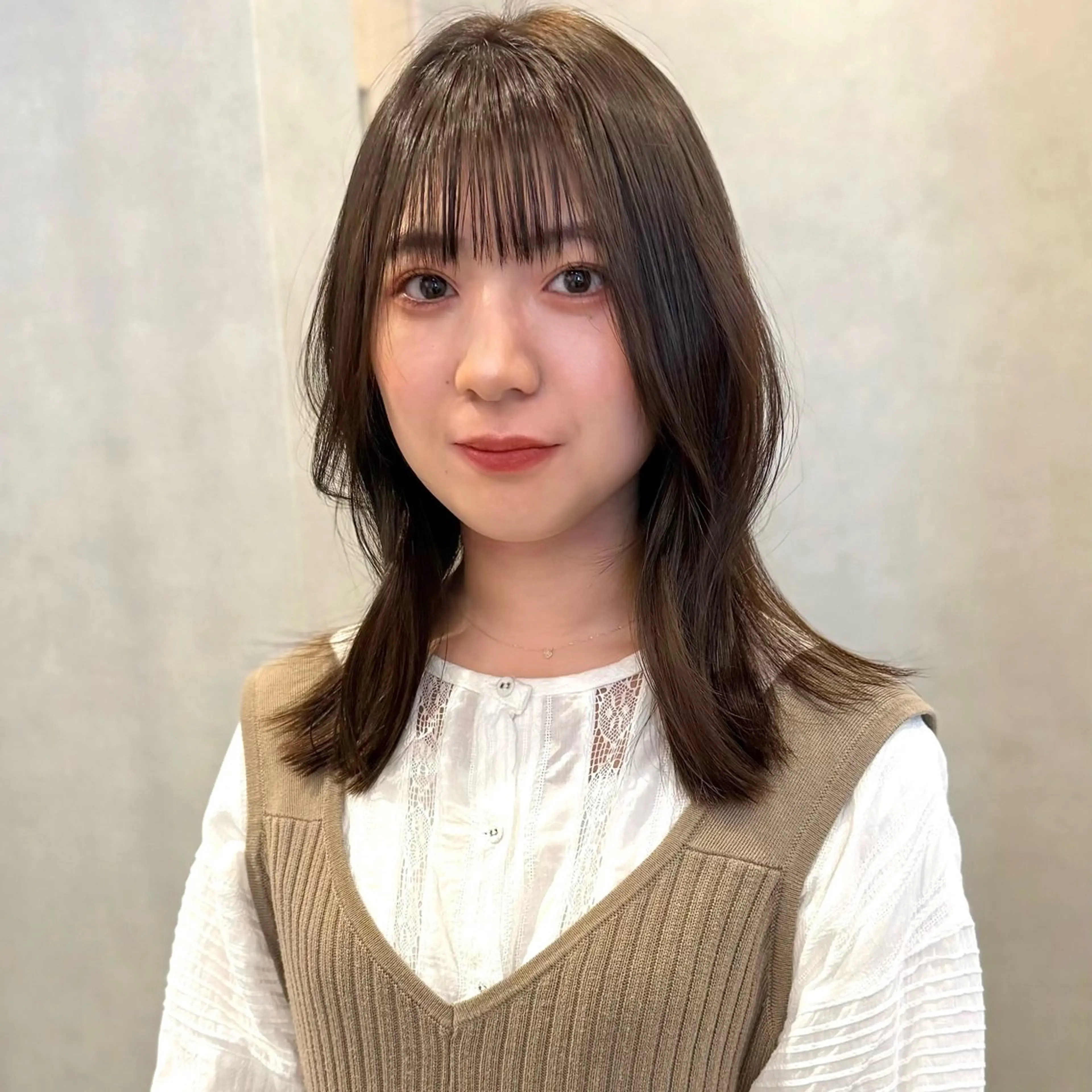 ✨️メンテナンスコース/3ヶ月以内のご来店✨️【前髪カット】＋【カラー】の写真