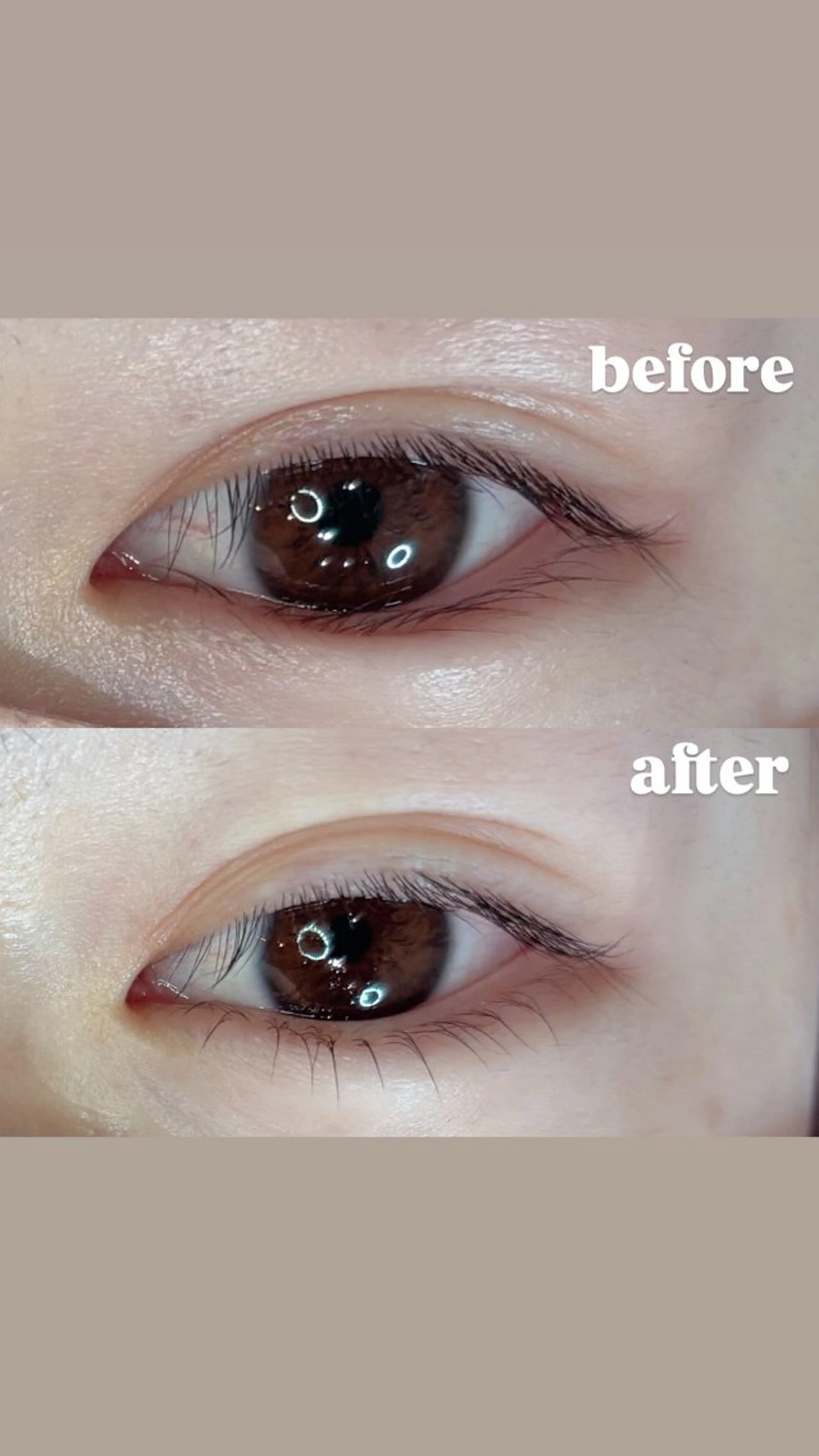 マツエク・マツパ まつげパーマ 下まつげエクステ Minnat所属・元田 純静のエステ・リラクイメージ