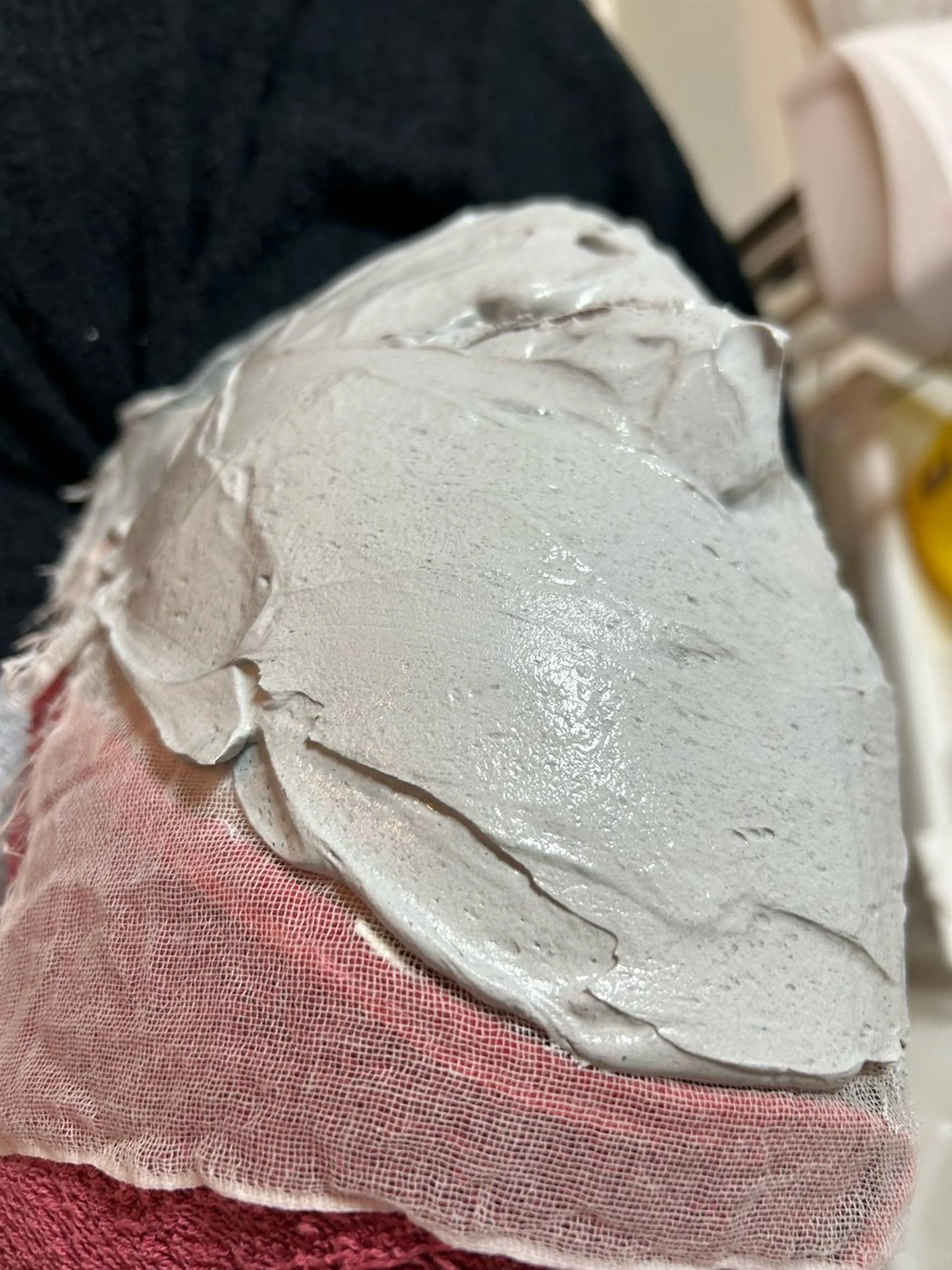 ピーリングパック➕石膏パックの写真