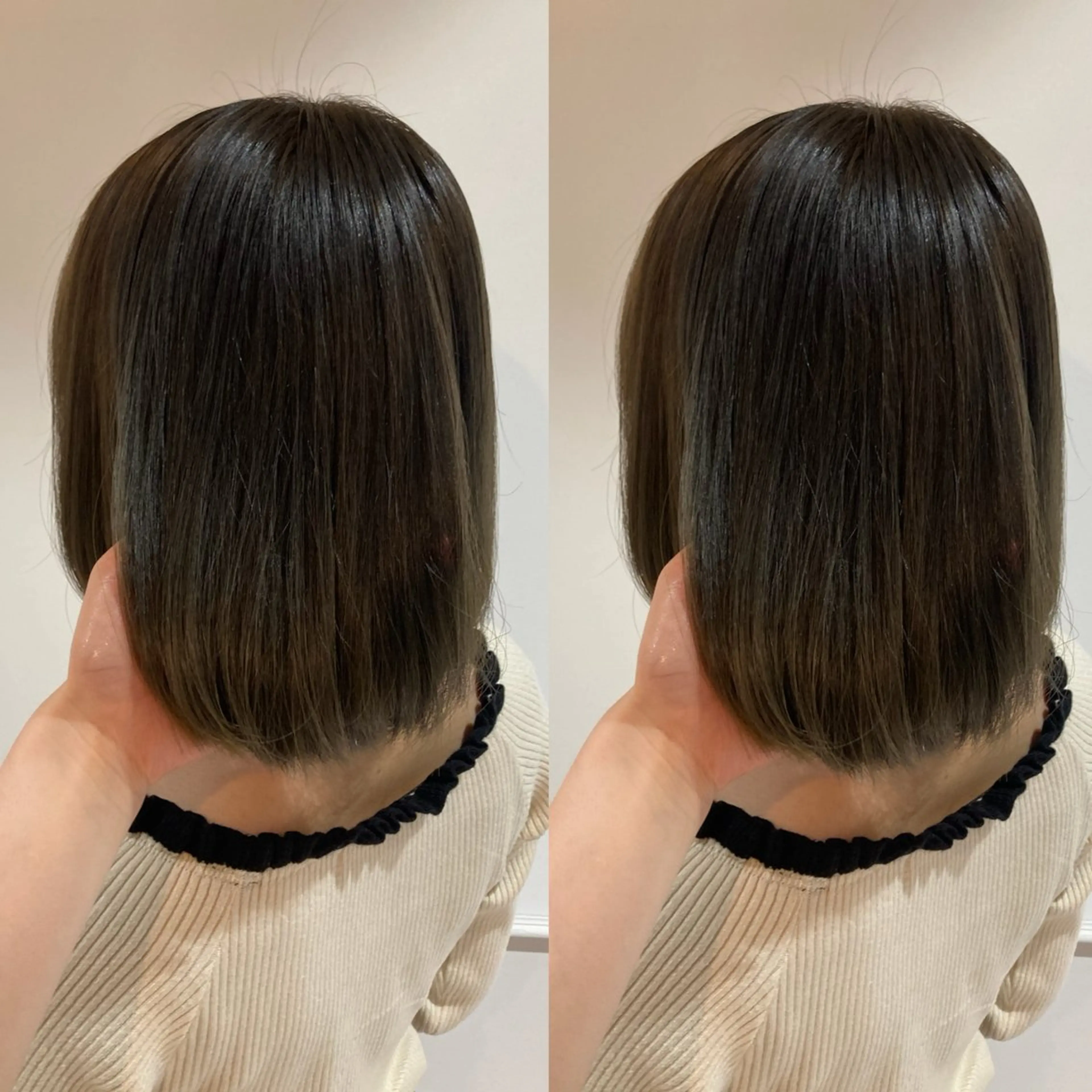 ミディアム カラー schon所属・み うのヘアスタイル