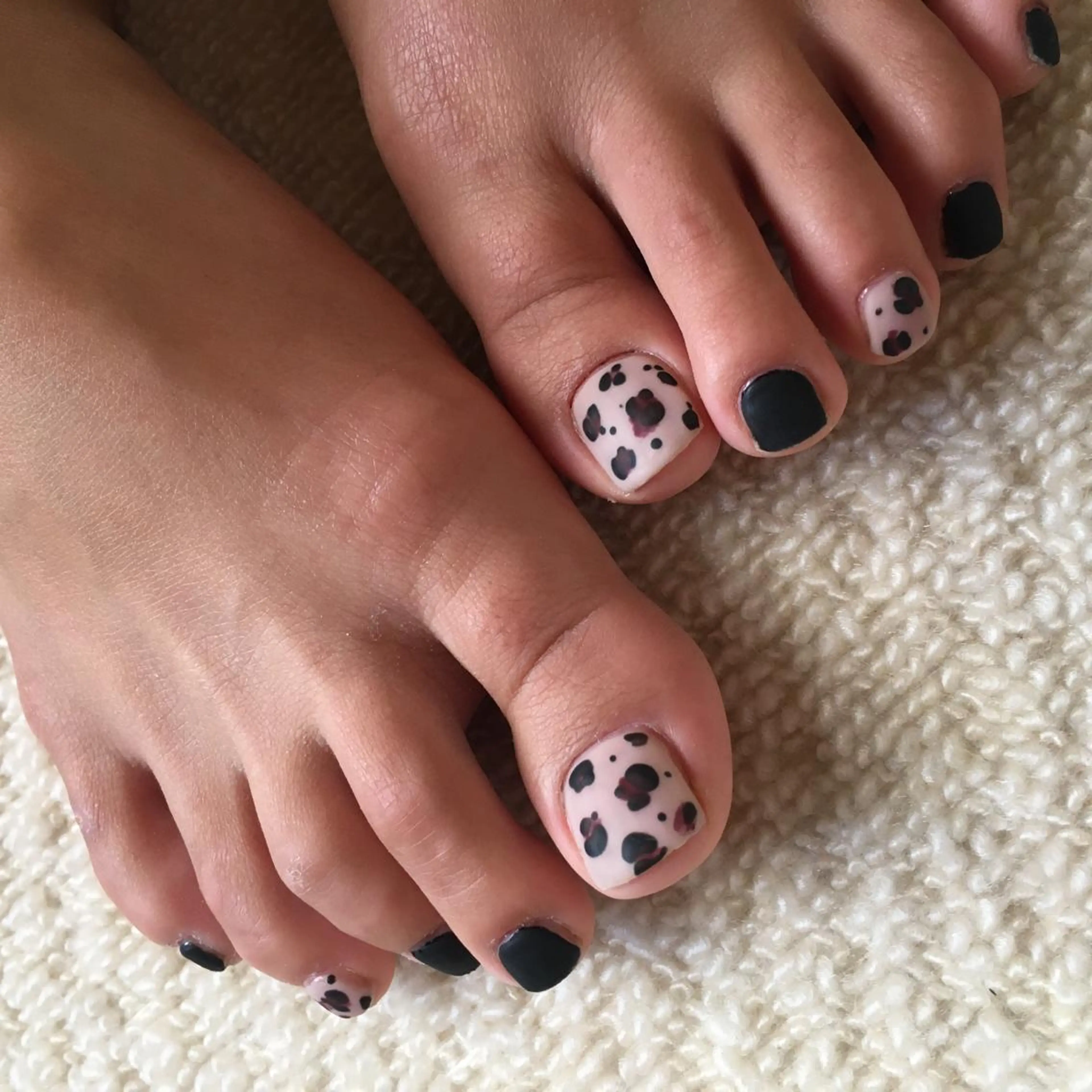 ネイル アニマル柄 マットネイル JR西大路駅徒歩1分 JBネイルのネイルデザイン