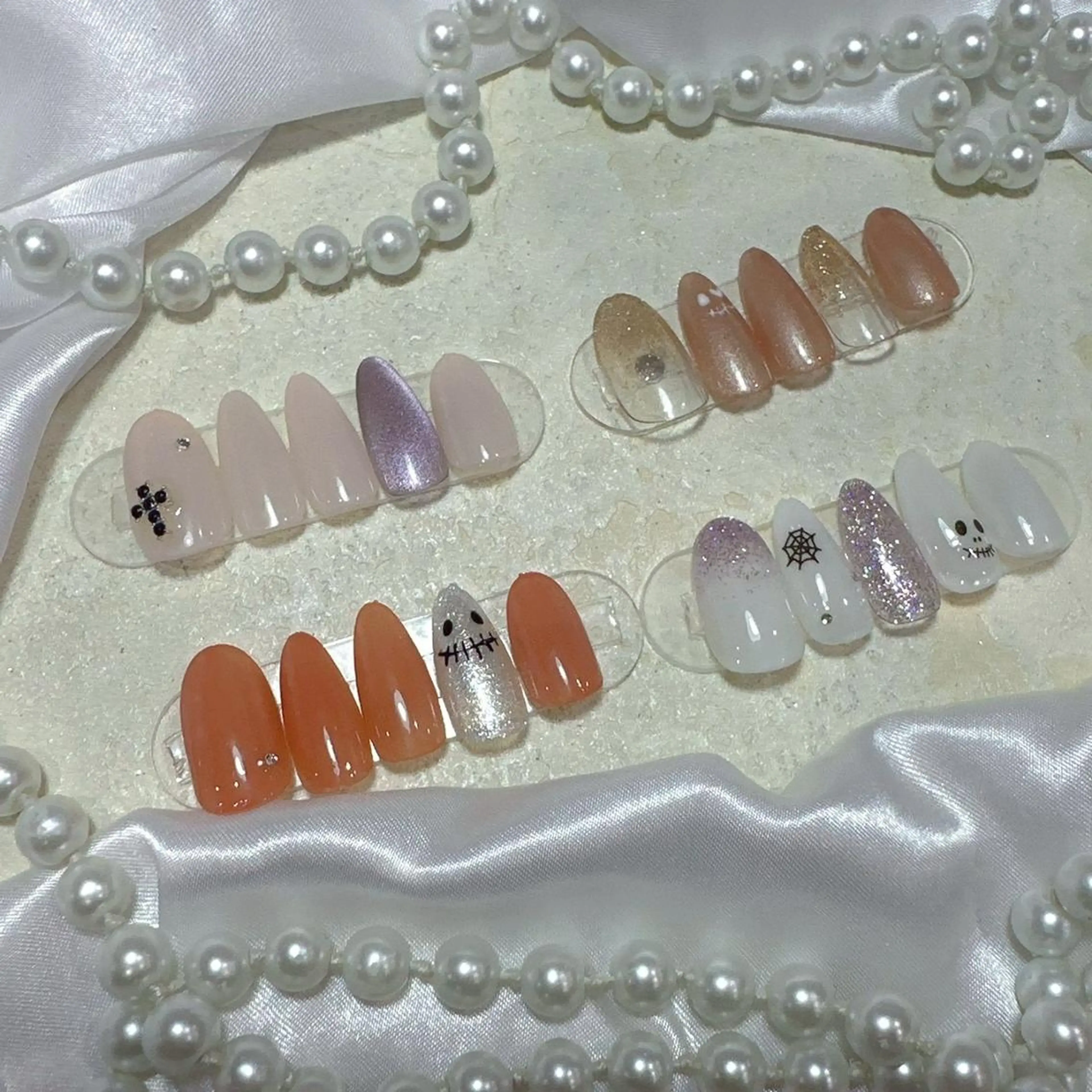 ネイル アートネイル フラッシュネイル ジェルネイル 氷ネイル・うるうるネイル キラキラネイル You&Me Yuiのネイルデザイン