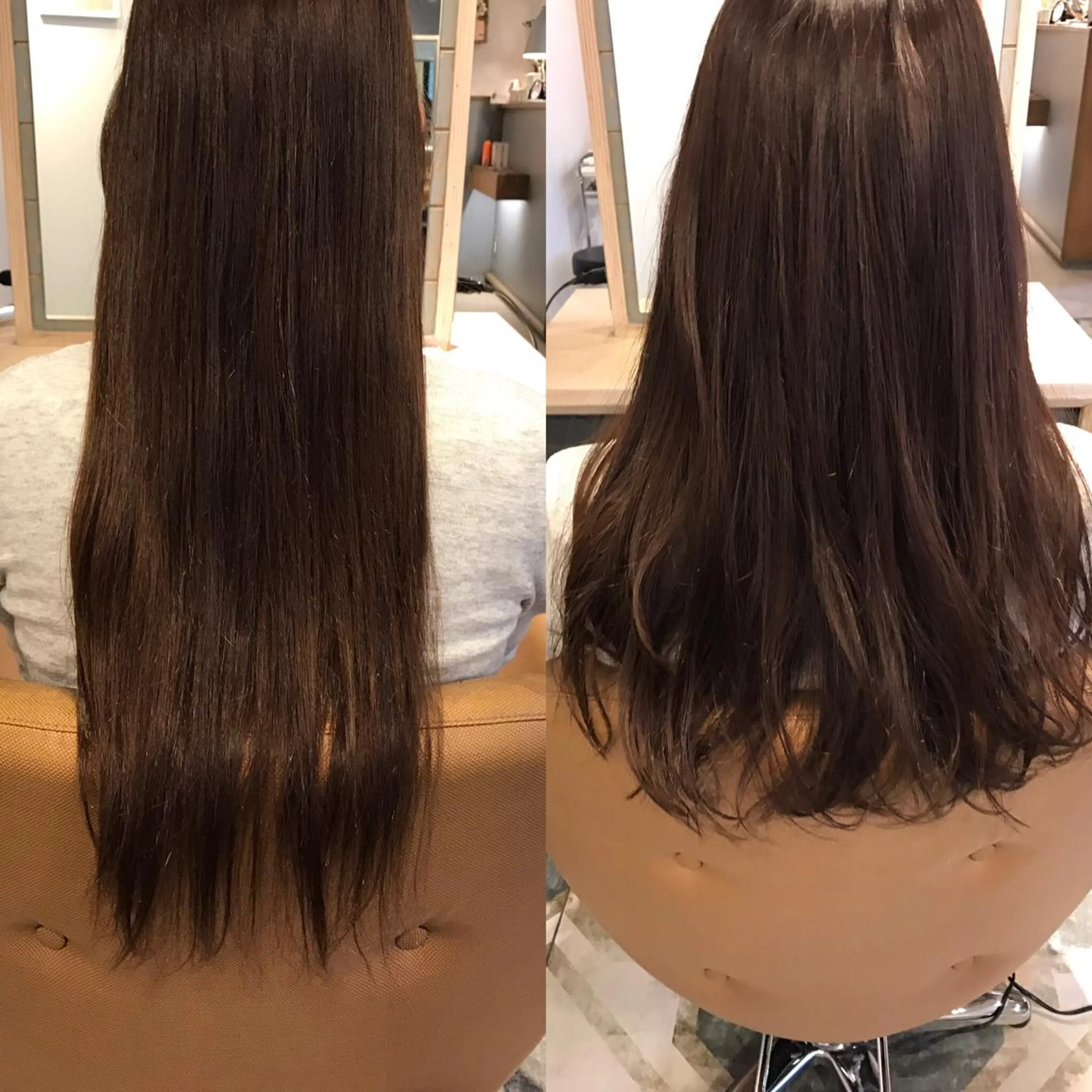 セミロング カラー yeope所属・ハイトーンカラー ブリーチ専門・天神のヘアスタイル