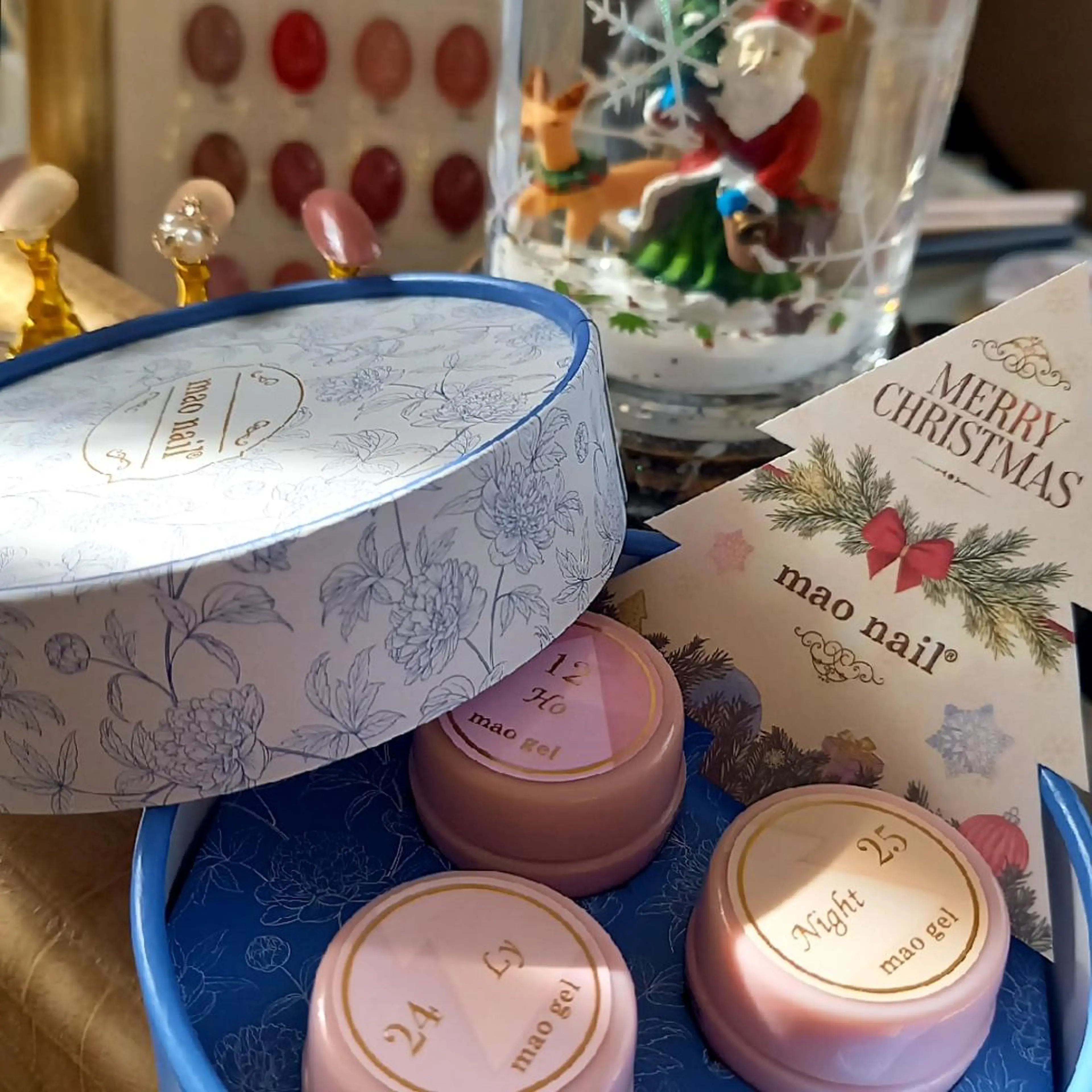 ネイル ジェルネイル 冬ネイル クリスマス Franda ✾のネイルデザイン