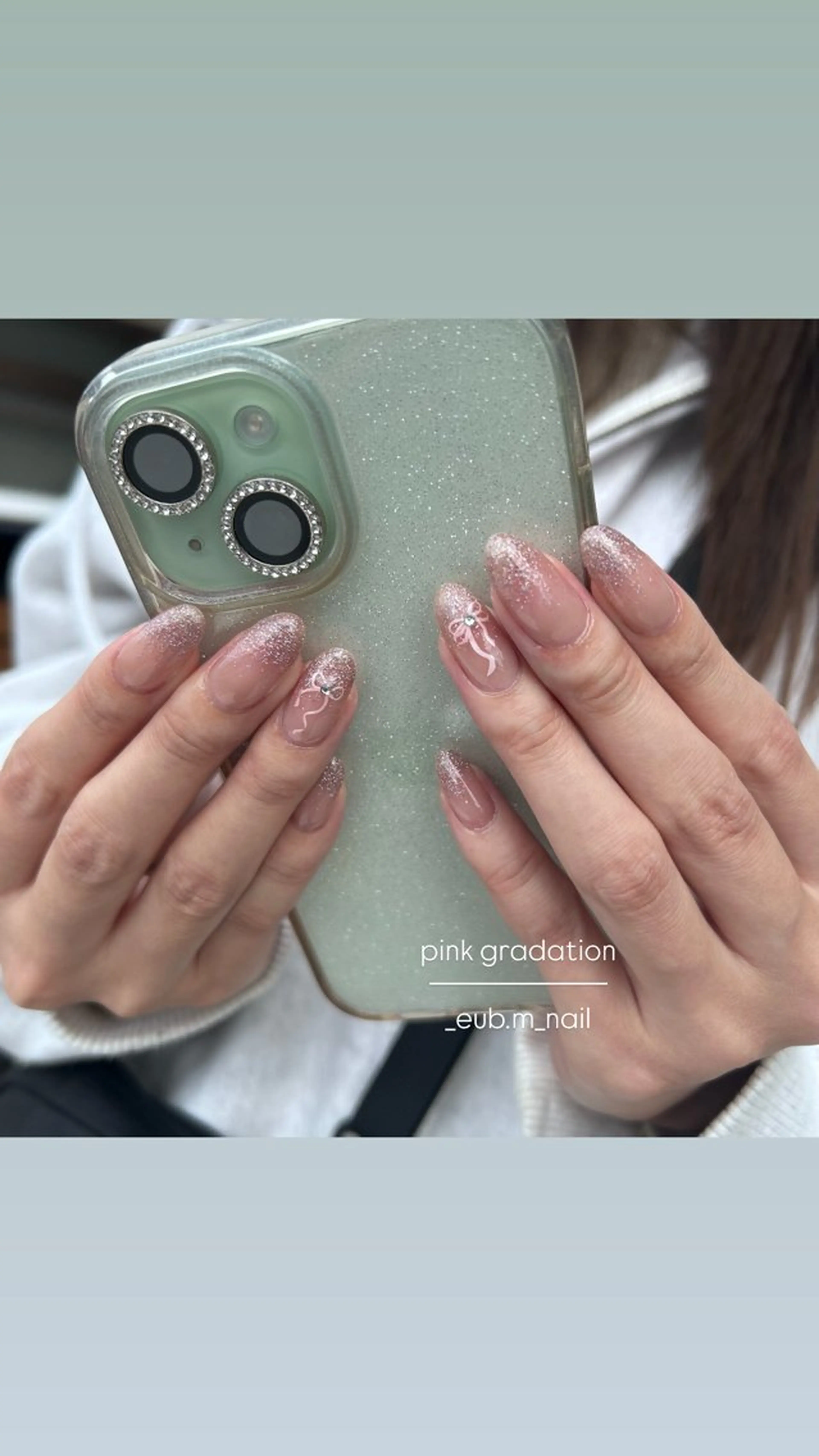 ネイル ラメ(グリッター) ラメグラデーション ハンドネイル 深夜ネイルサロン eub.m_nailのネイルデザイン