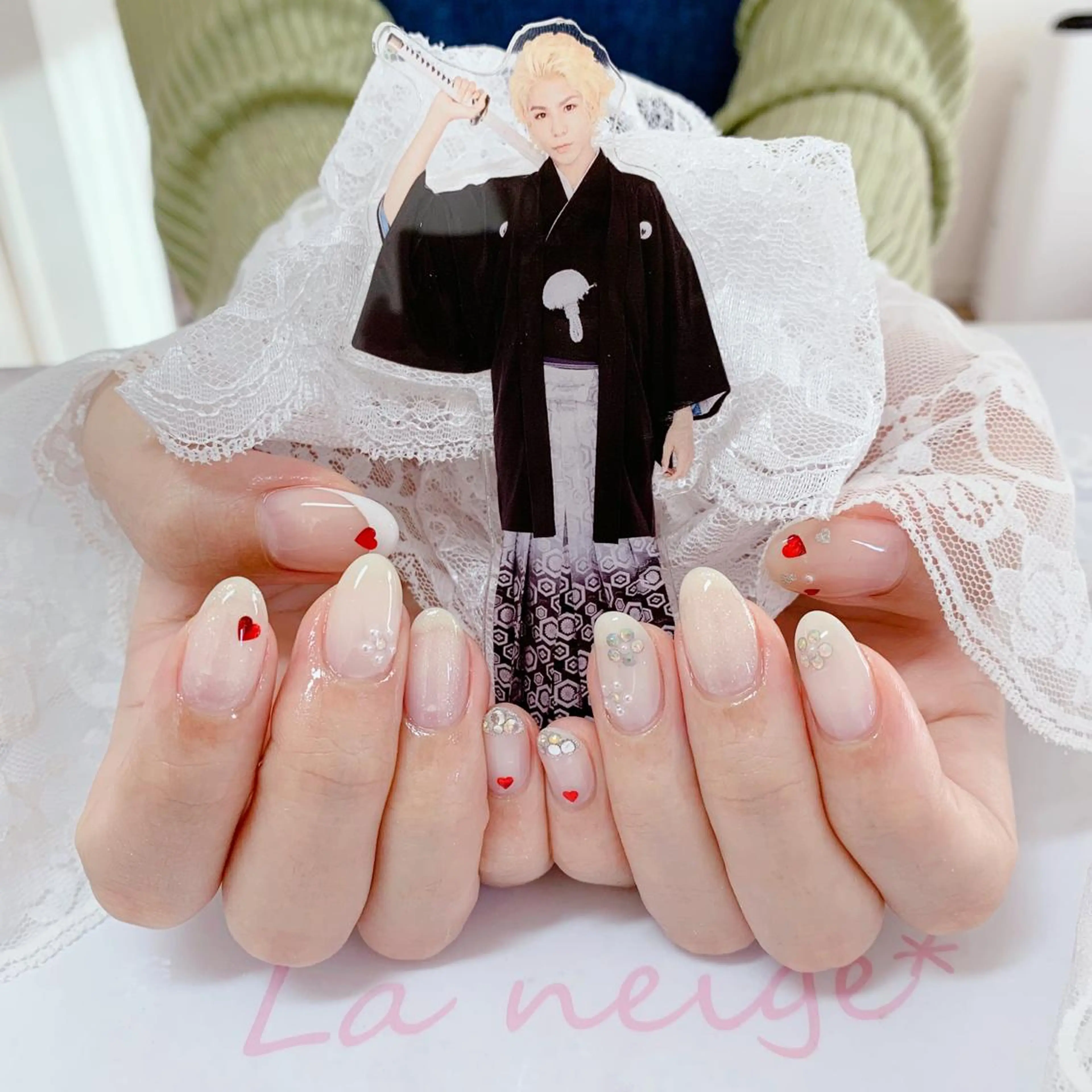 ネイル ハンドネイル La neige* yuki 🥯🍑のネイルデザイン