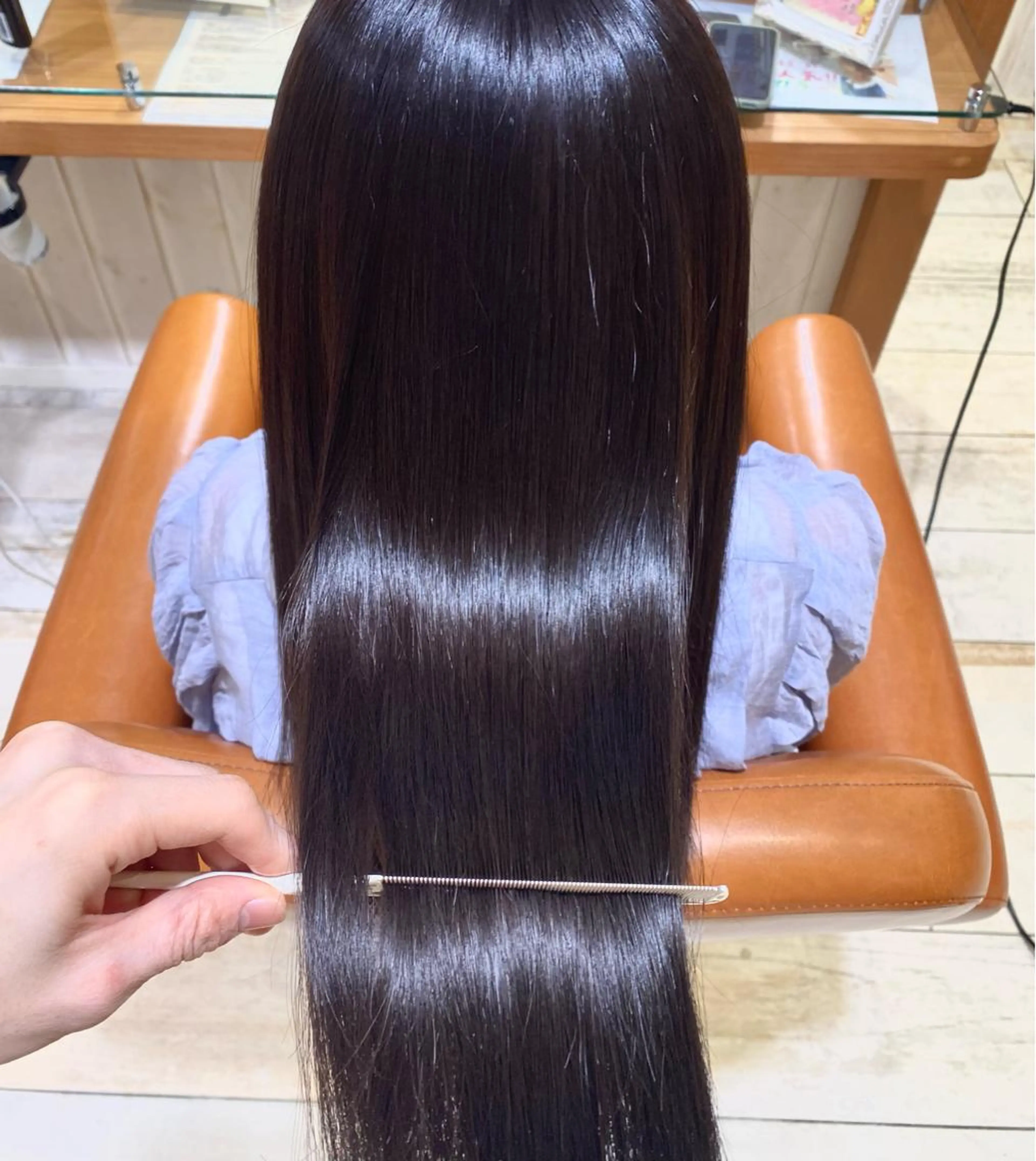 カットなし縮毛矯正(シャンプー別)👩🏻✨の写真