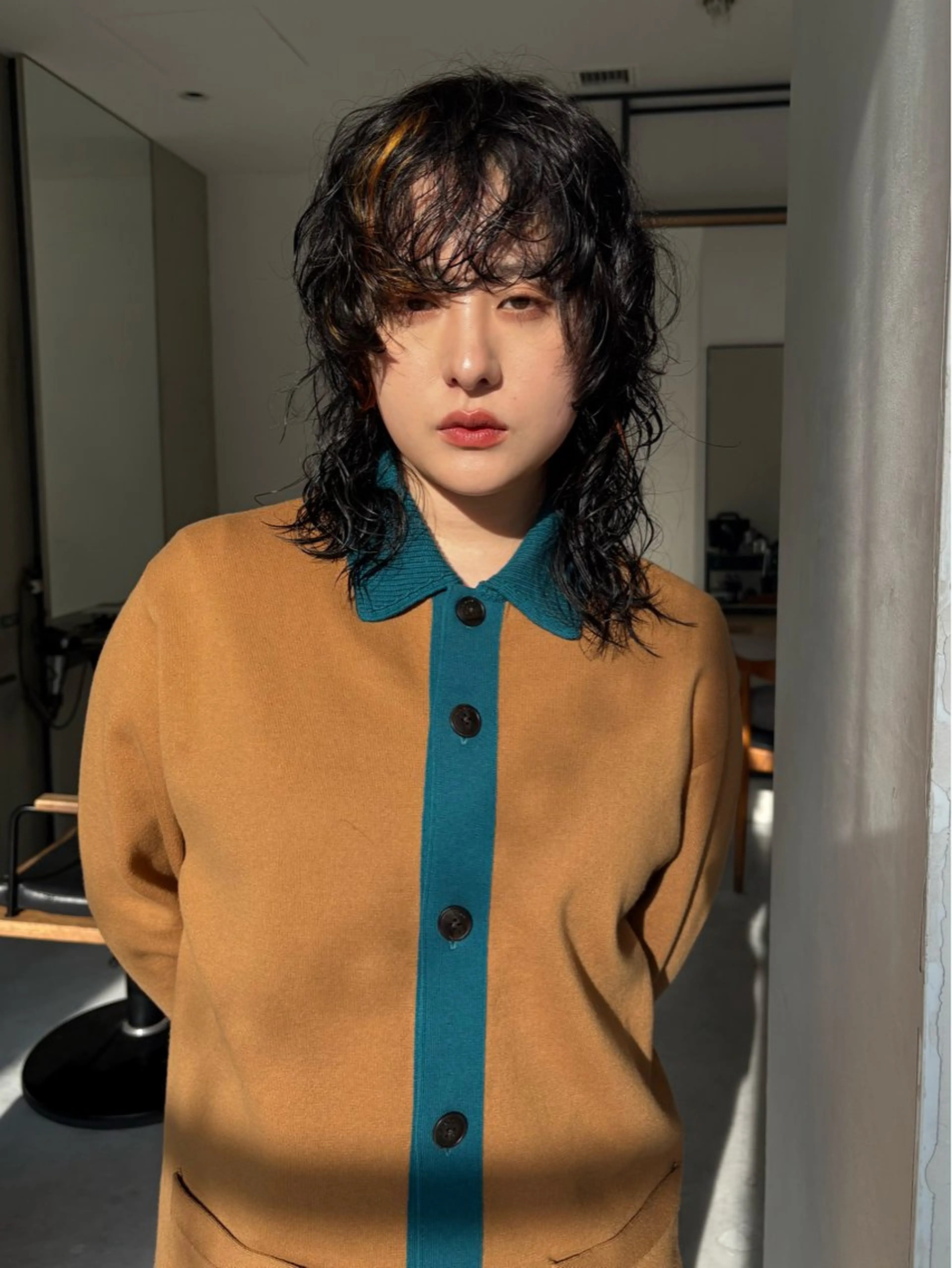 ミディアム 本田 聖のヘアスタイル