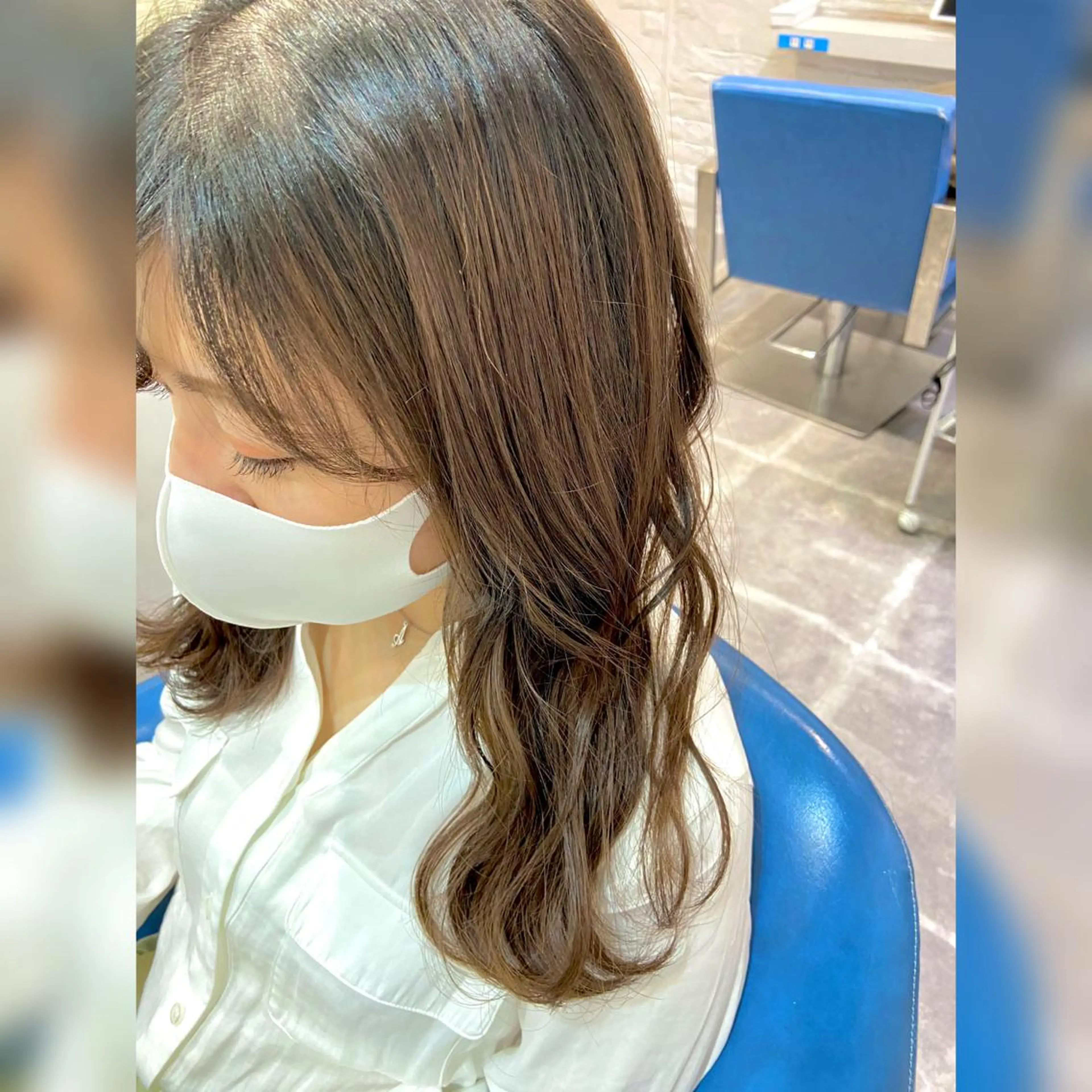 セミロング ヘアアレンジ ♥️ルフ🐒 ミレイ♥️のヘアスタイル