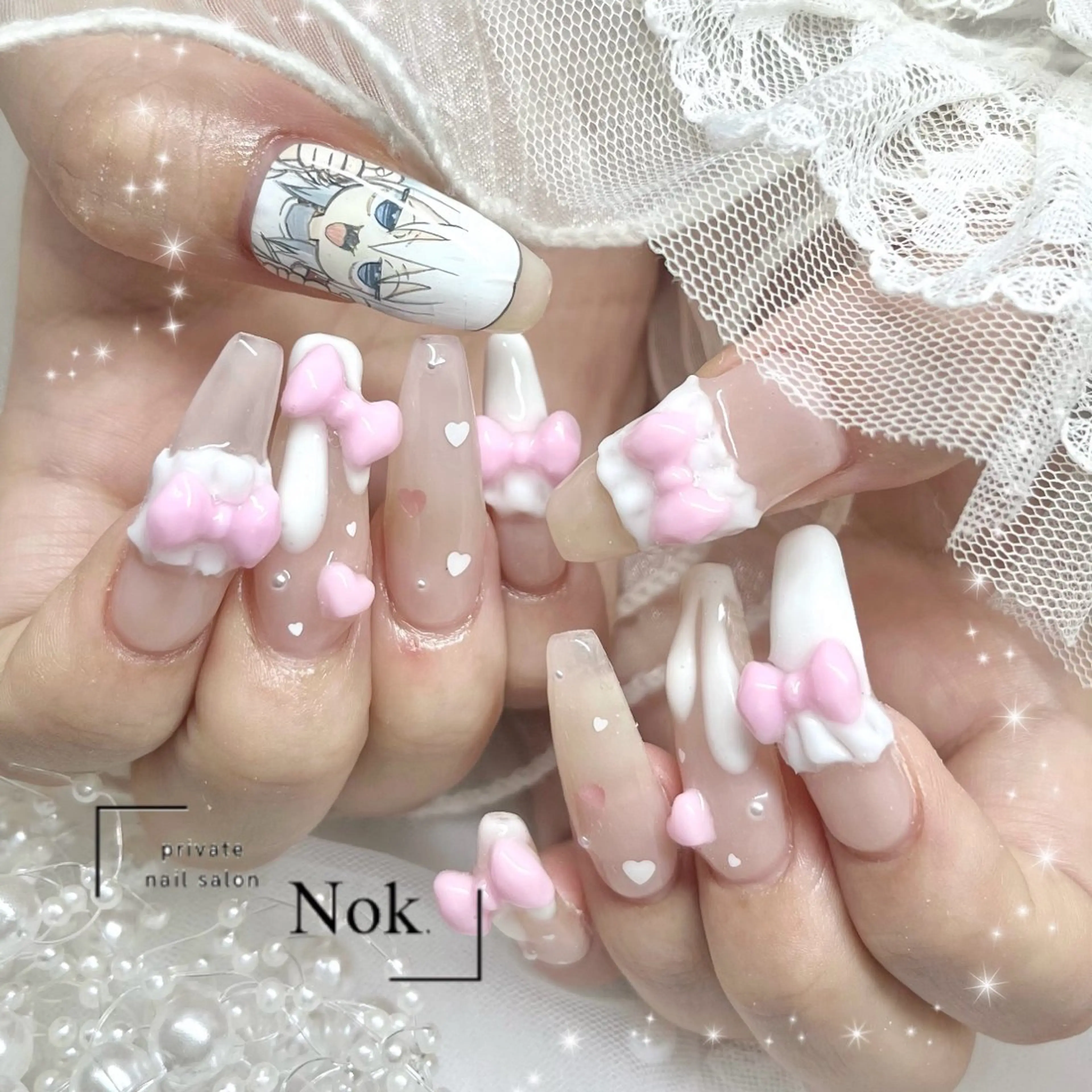 ネイル ハンドネイル 池袋痛ネイル Nok. 渡辺のネイルデザイン