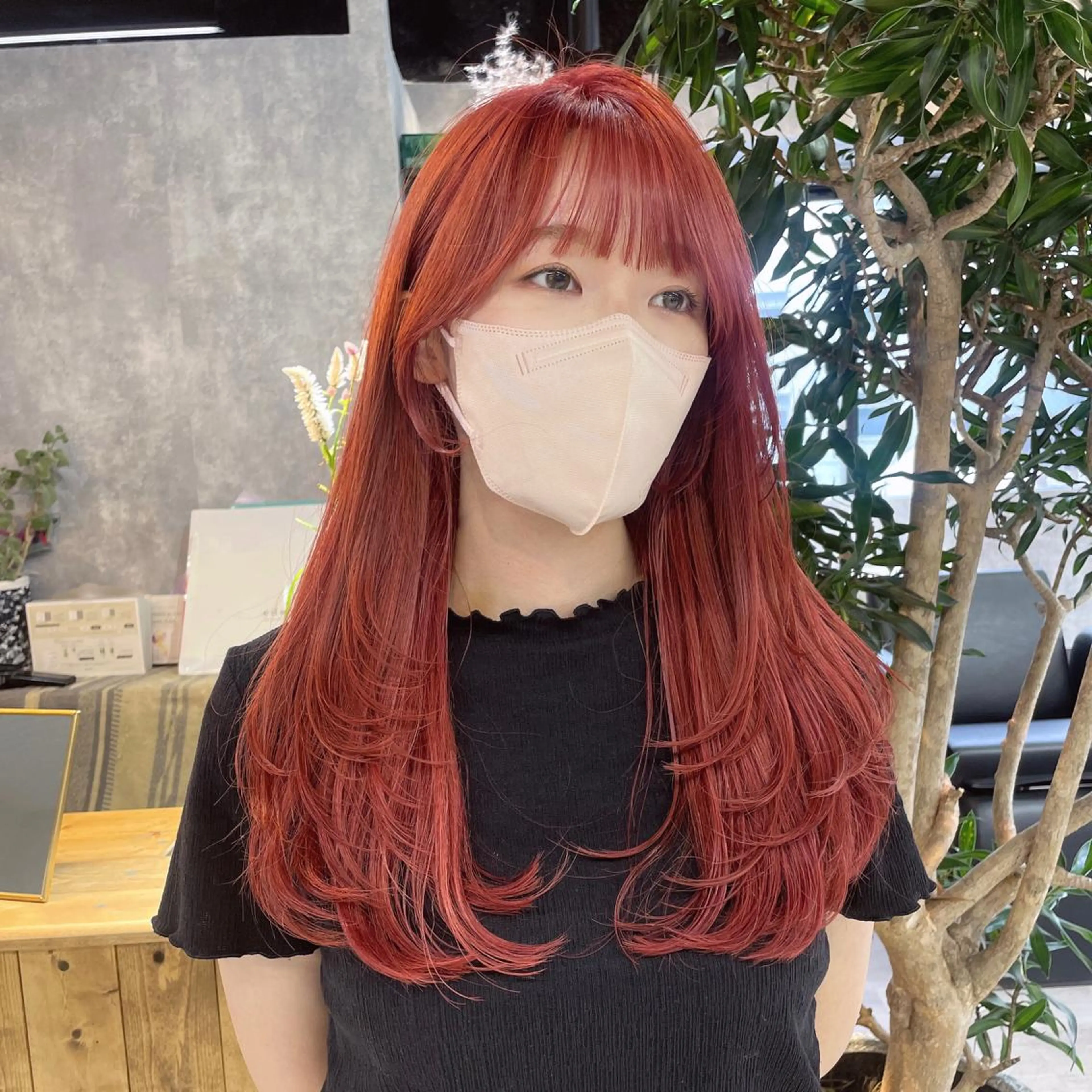 ロング カラー 宮城 ほのかのヘアスタイル