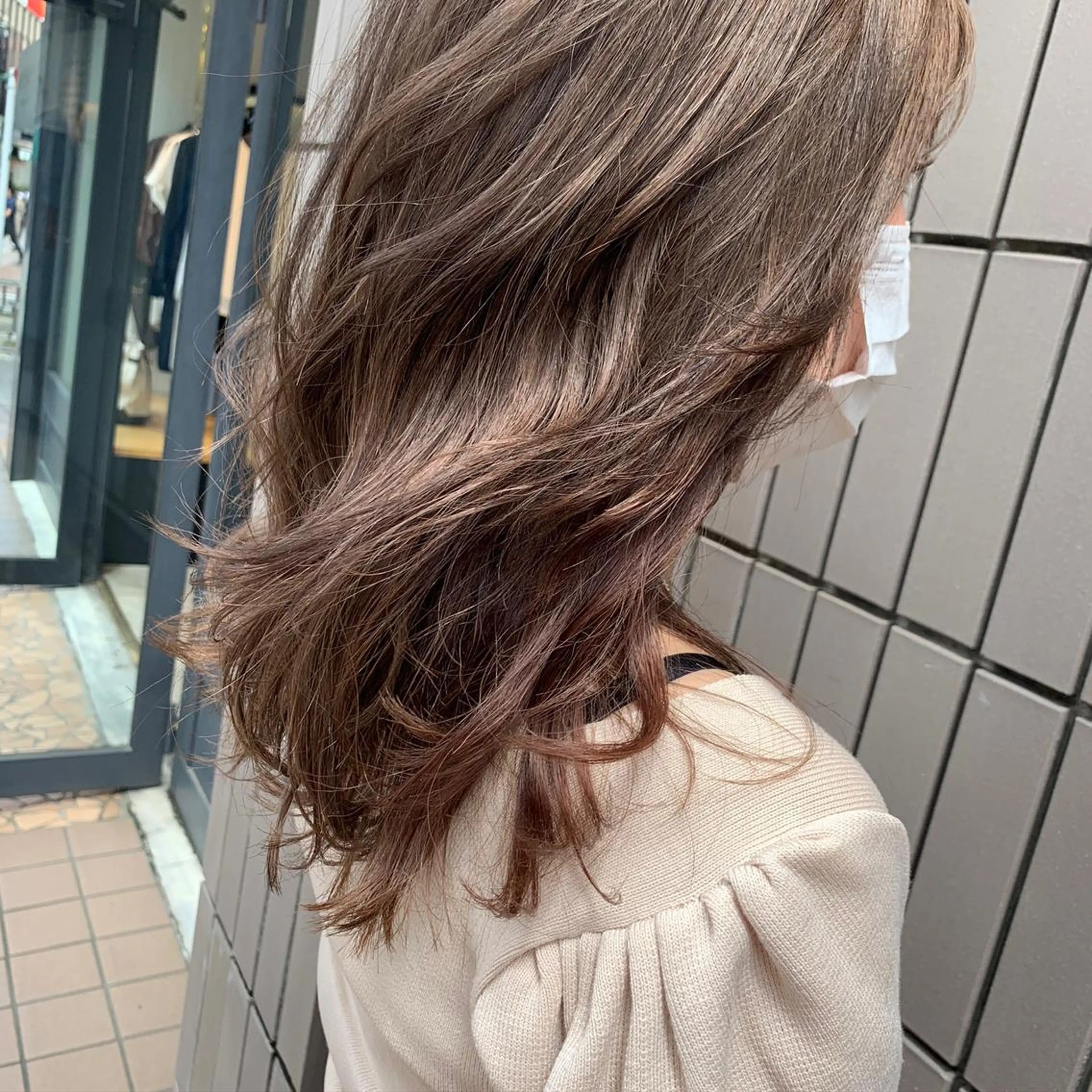セミロング カラー 髪質改善period.所属・いしかわまい🎀 髪質改善特価サロンのヘアスタイル