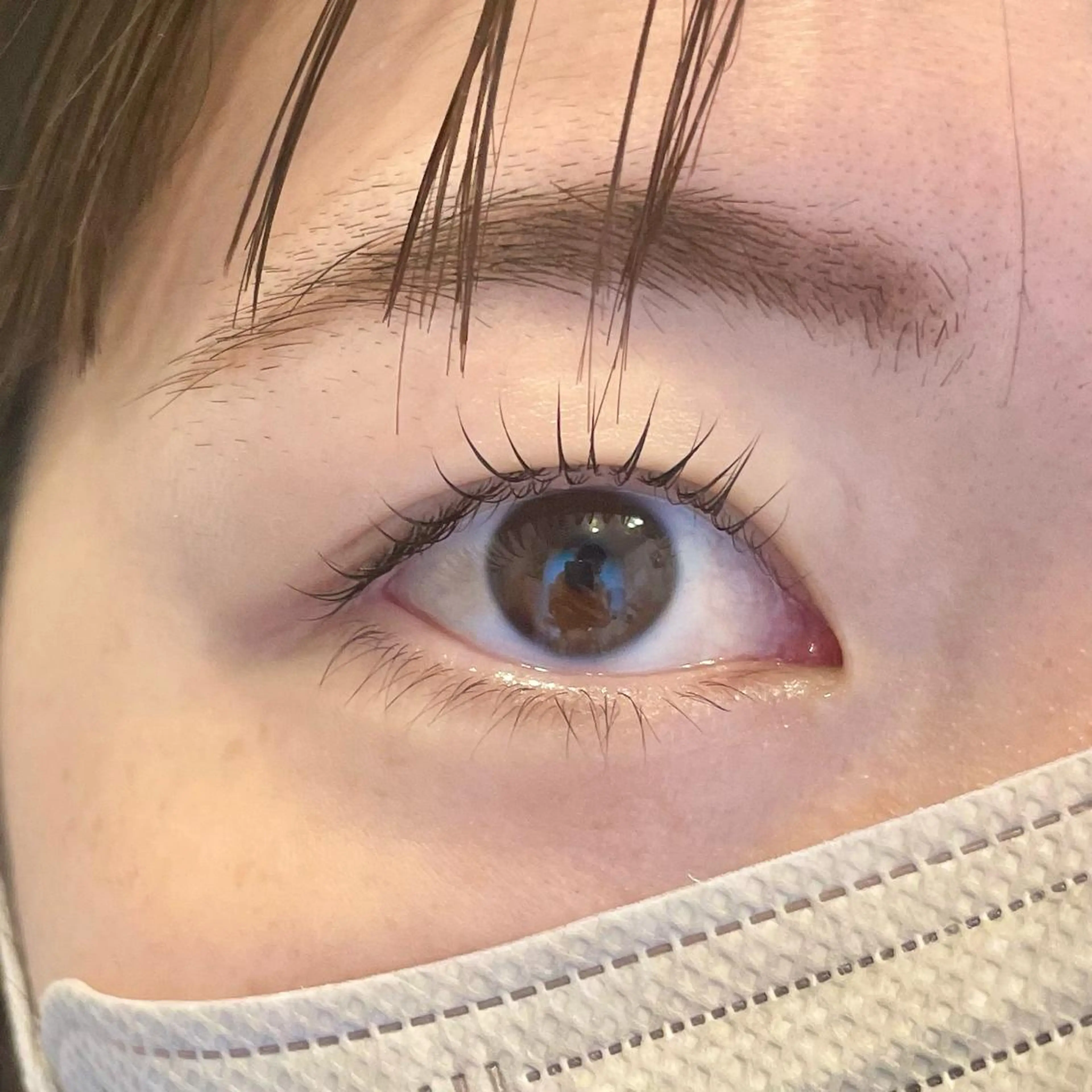ミディアム カラー パーマ ヘアアレンジ メンズ キッズ ネイル マツエク・マツパ アイブロウ ナチュラル マツパ nail&eye Aoのマツエク・マツパデザイン