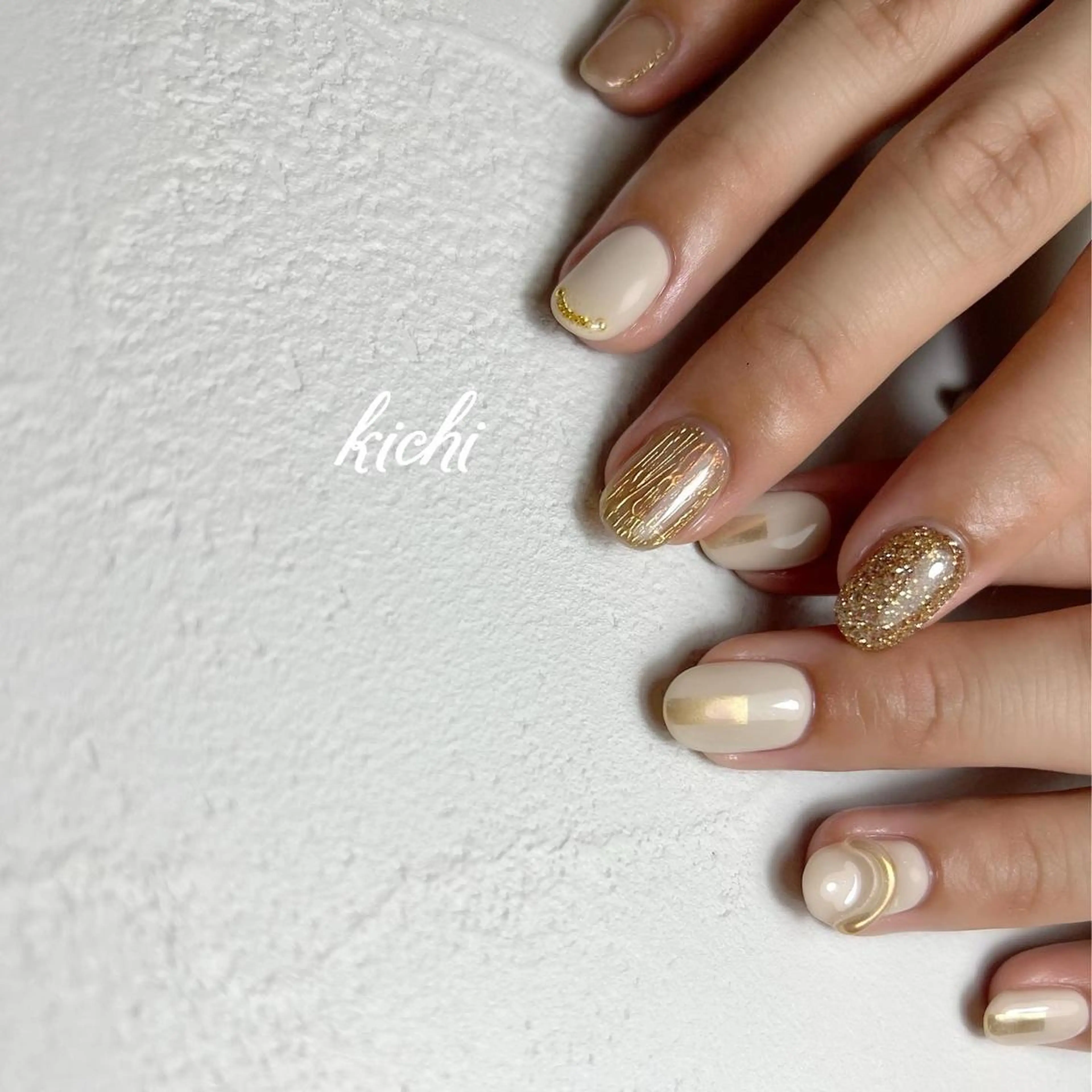 ネイル ジェルネイル 持ち込み ニュアンスネイル パラジェル 夏ネイル kichi･:* みじゅのネイルデザイン