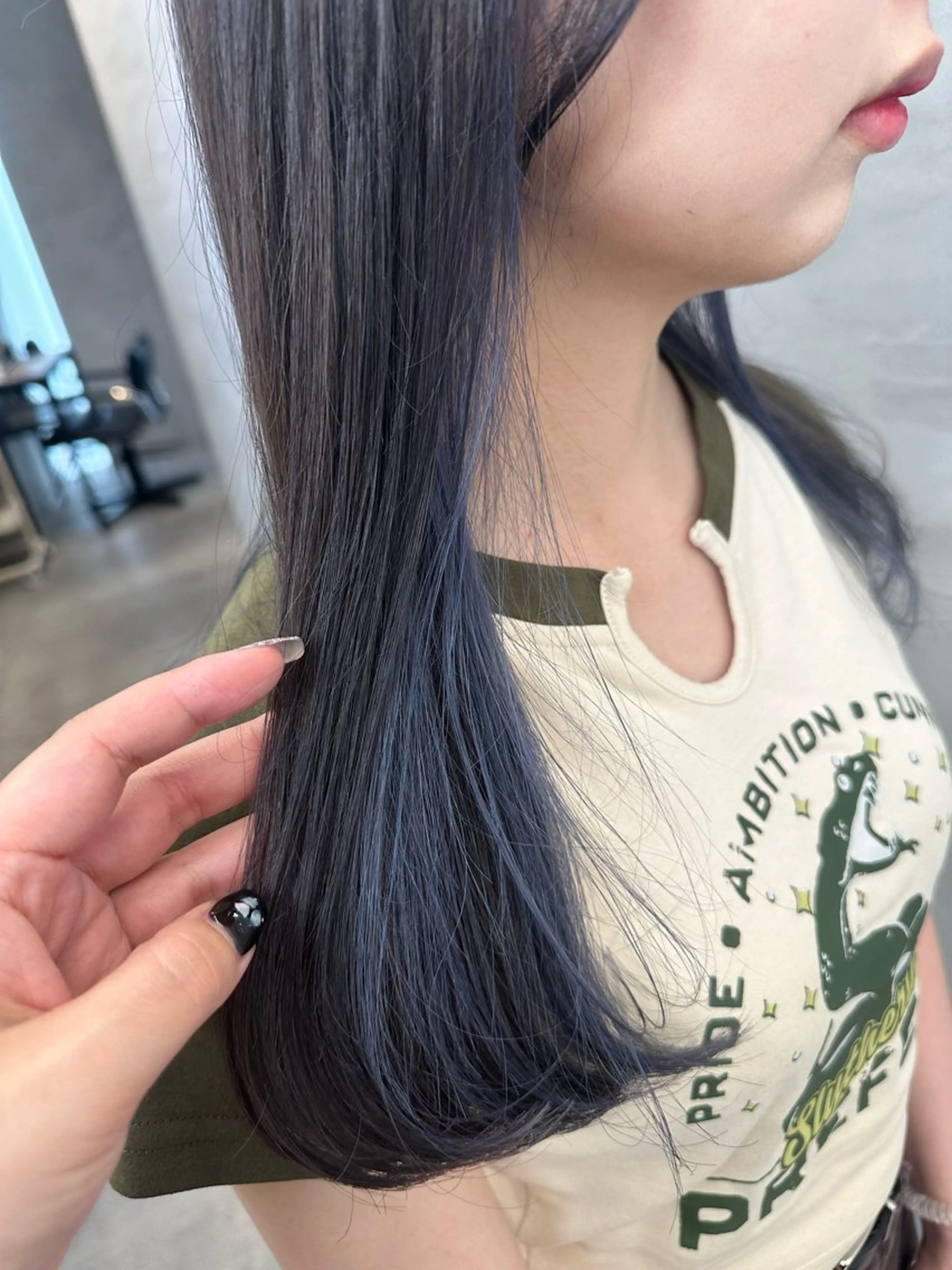 ロング カラー ヘアカラー トリートメント 💎 透明感カラー ✨Erina 💎のヘアスタイル