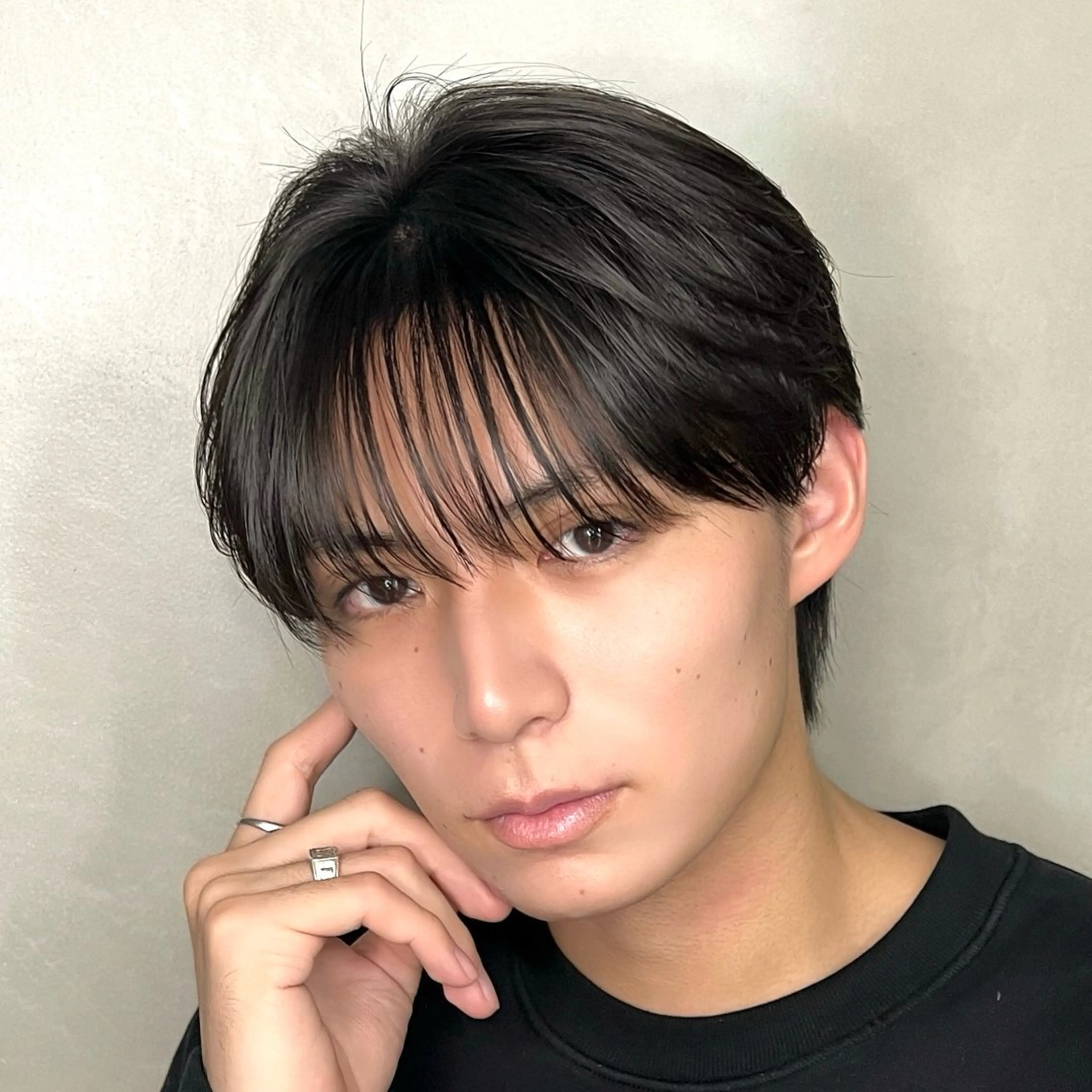 メンズ カルマパーマ メンズ韓国風 メンズパーマ カット 縮毛矯正 【メンズ特化✨】 縮毛矯正/千原涼麻のヘアスタイル