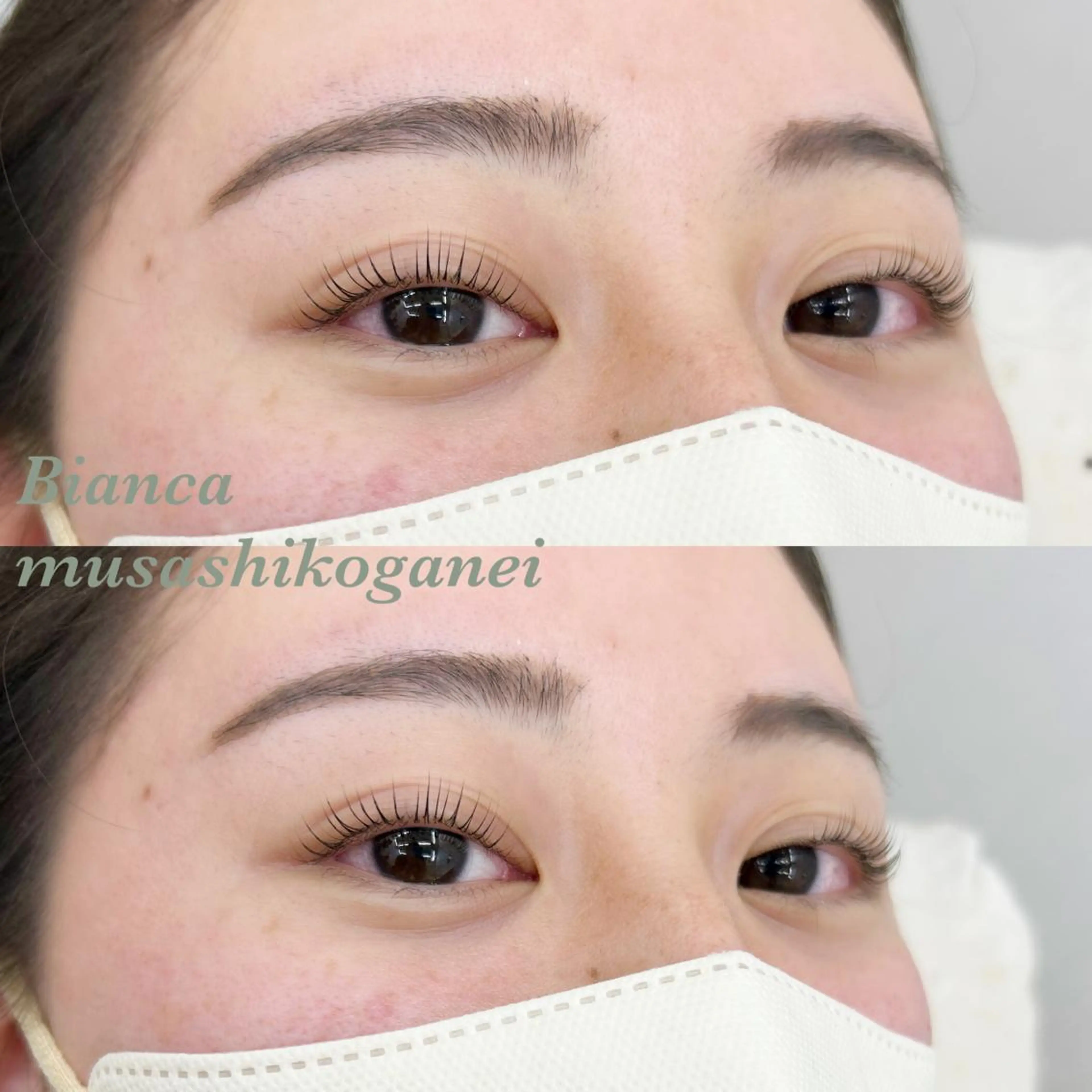マツエク・マツパ 一重×まつ毛パーマ マツパ Bianca わたなべのマツエク・マツパデザイン