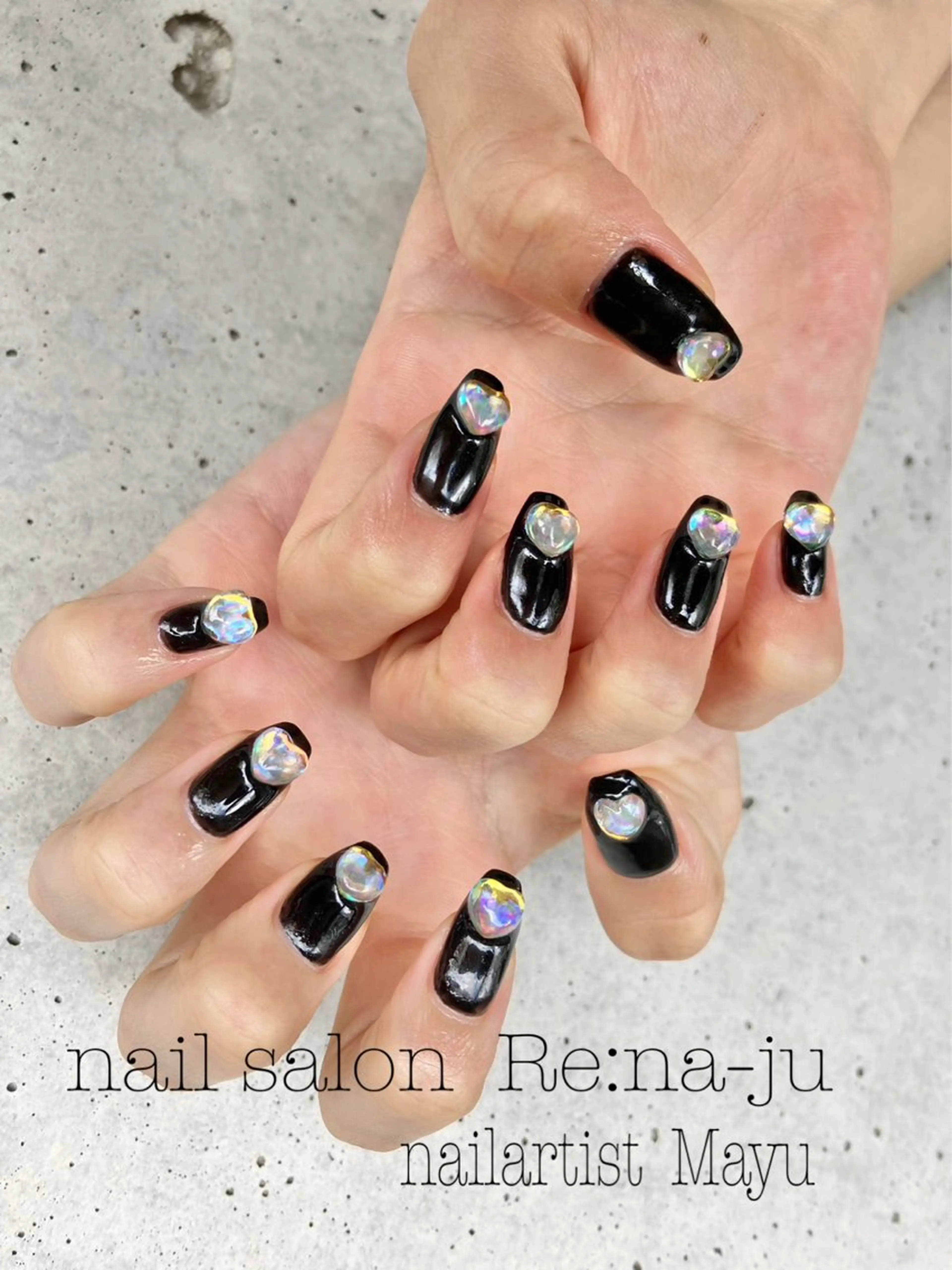 ネイル 持ち込み Rena-ju キャサディのネイルデザイン