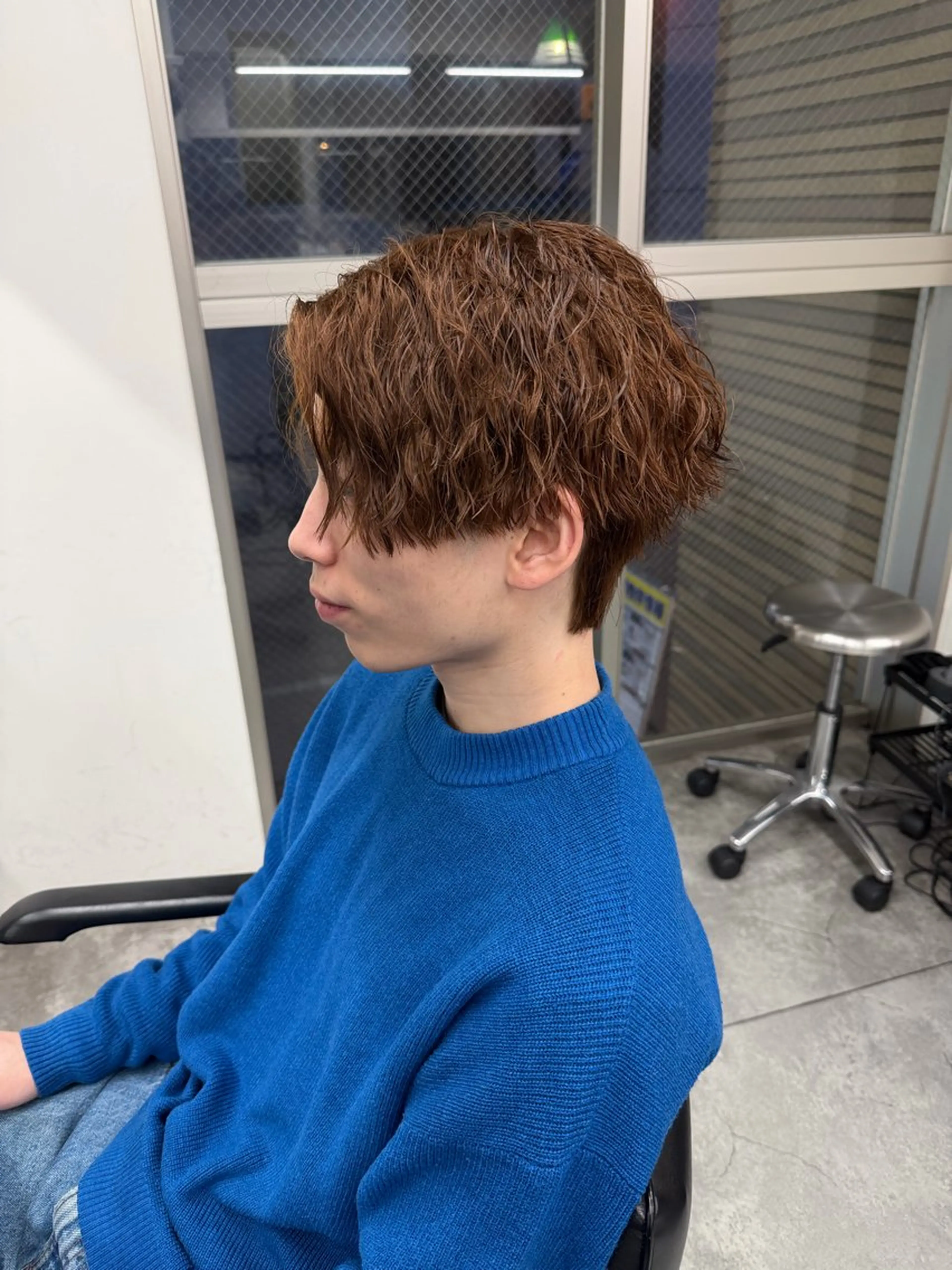 カラー パーマ メンズ カット ヘアカラー パーマ 町田エリアＮｏ．１/ パーマ特化/太田京希のヘアスタイル