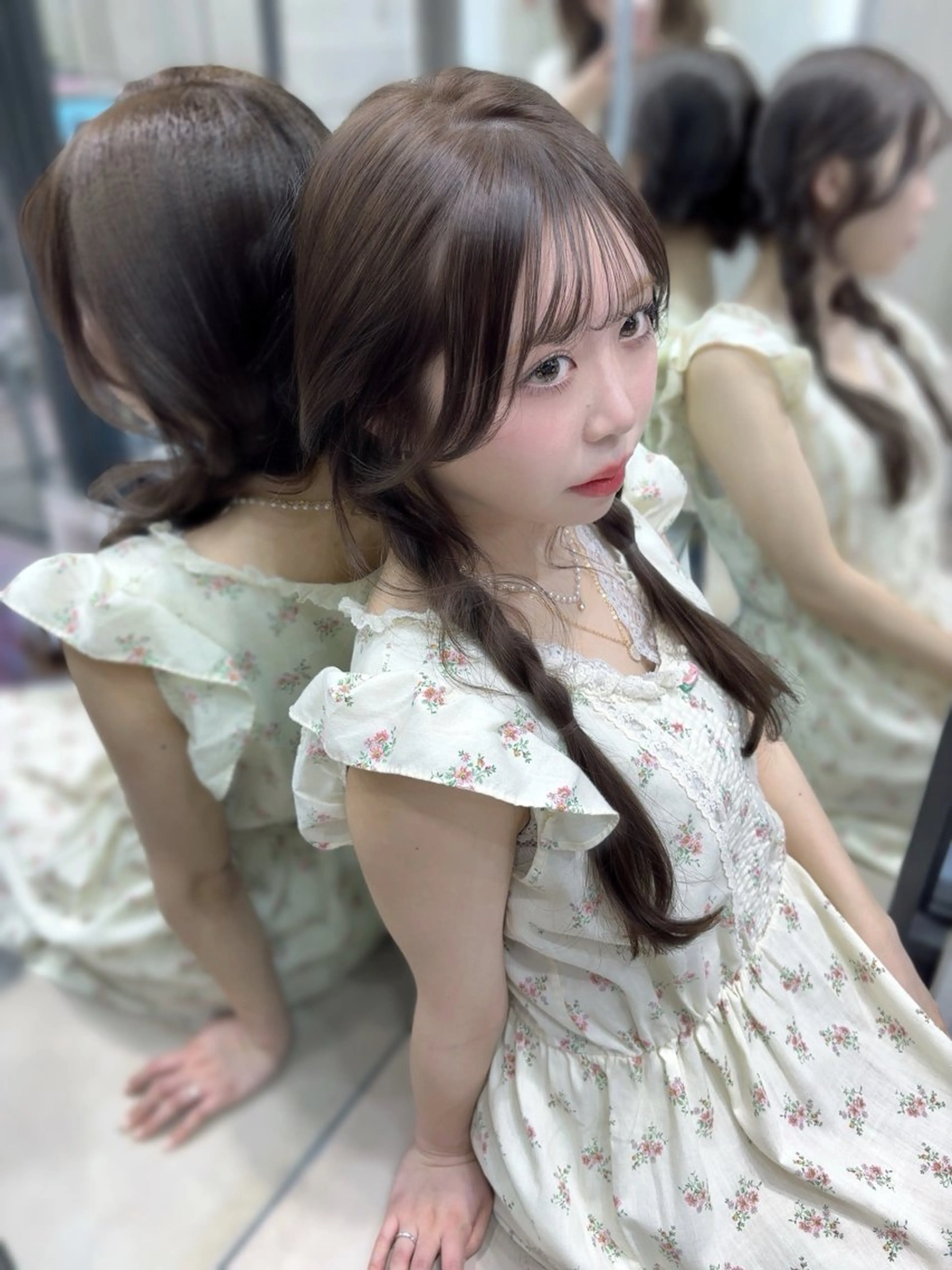 ブリーチなし♡Wカラー🩰＋カット✂︎の写真