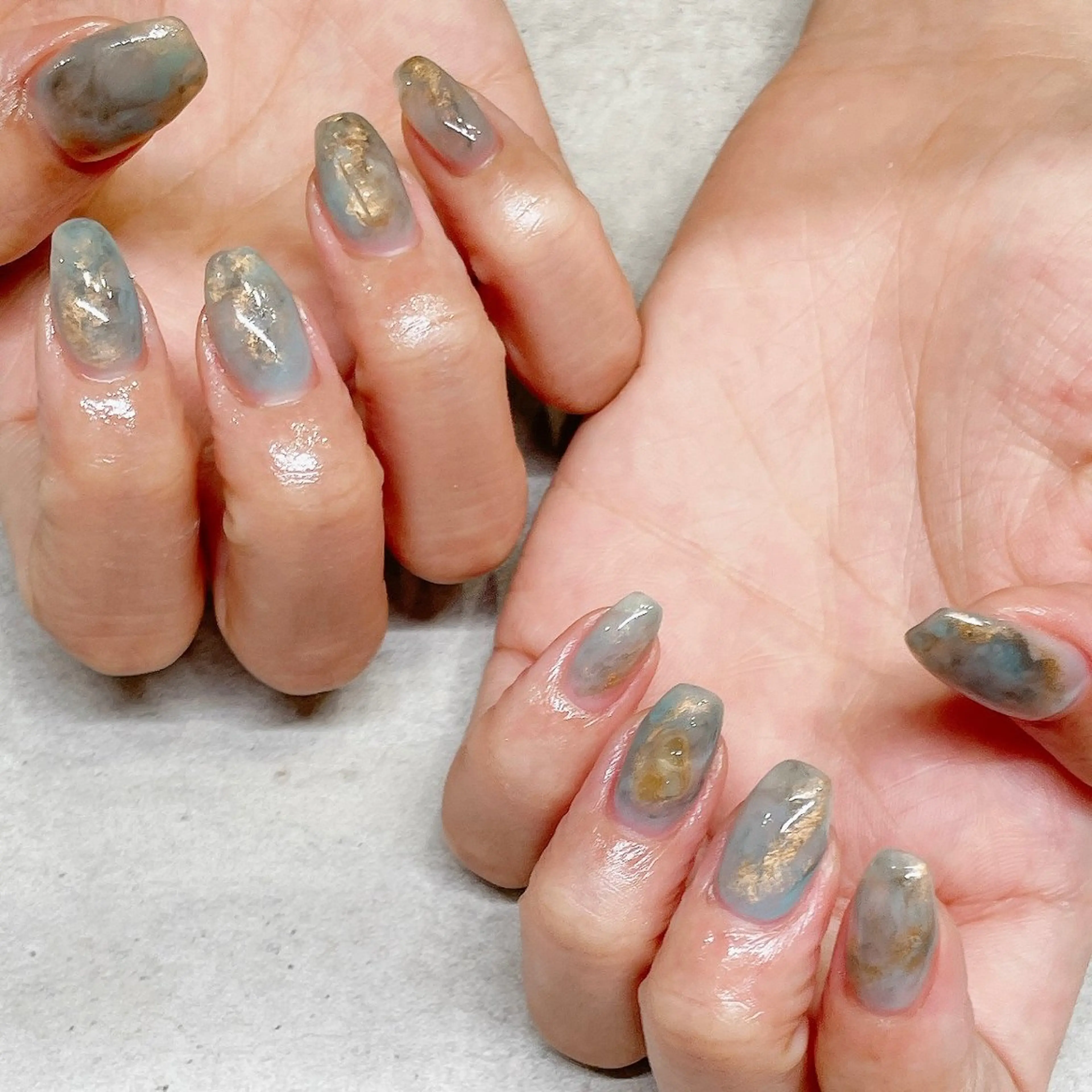 ネイル アートネイル ハンドネイル A85G ayakoのネイルデザイン