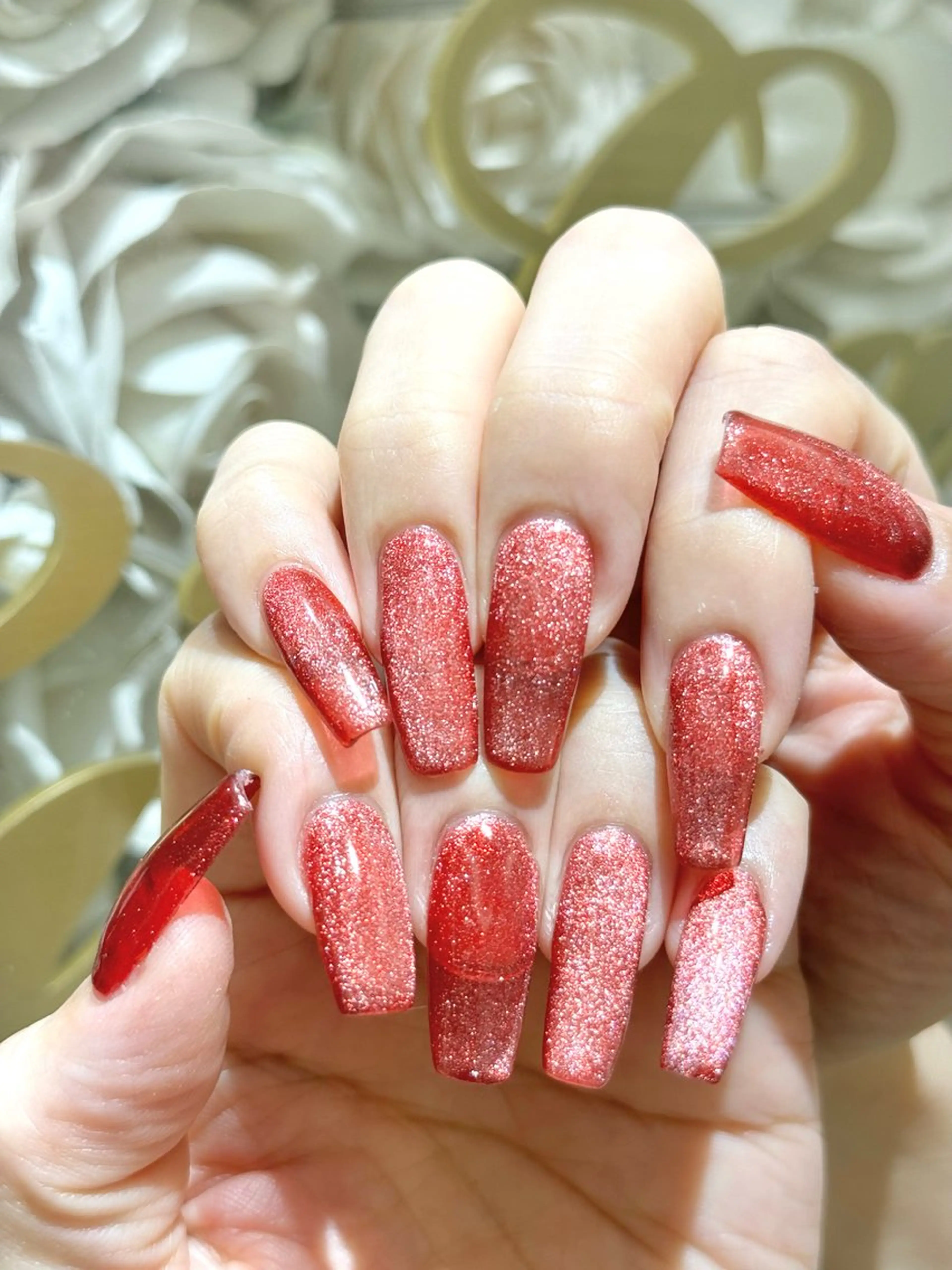 ネイル マグネットネイル ハンドネイル La Luna アヤカのネイルデザイン