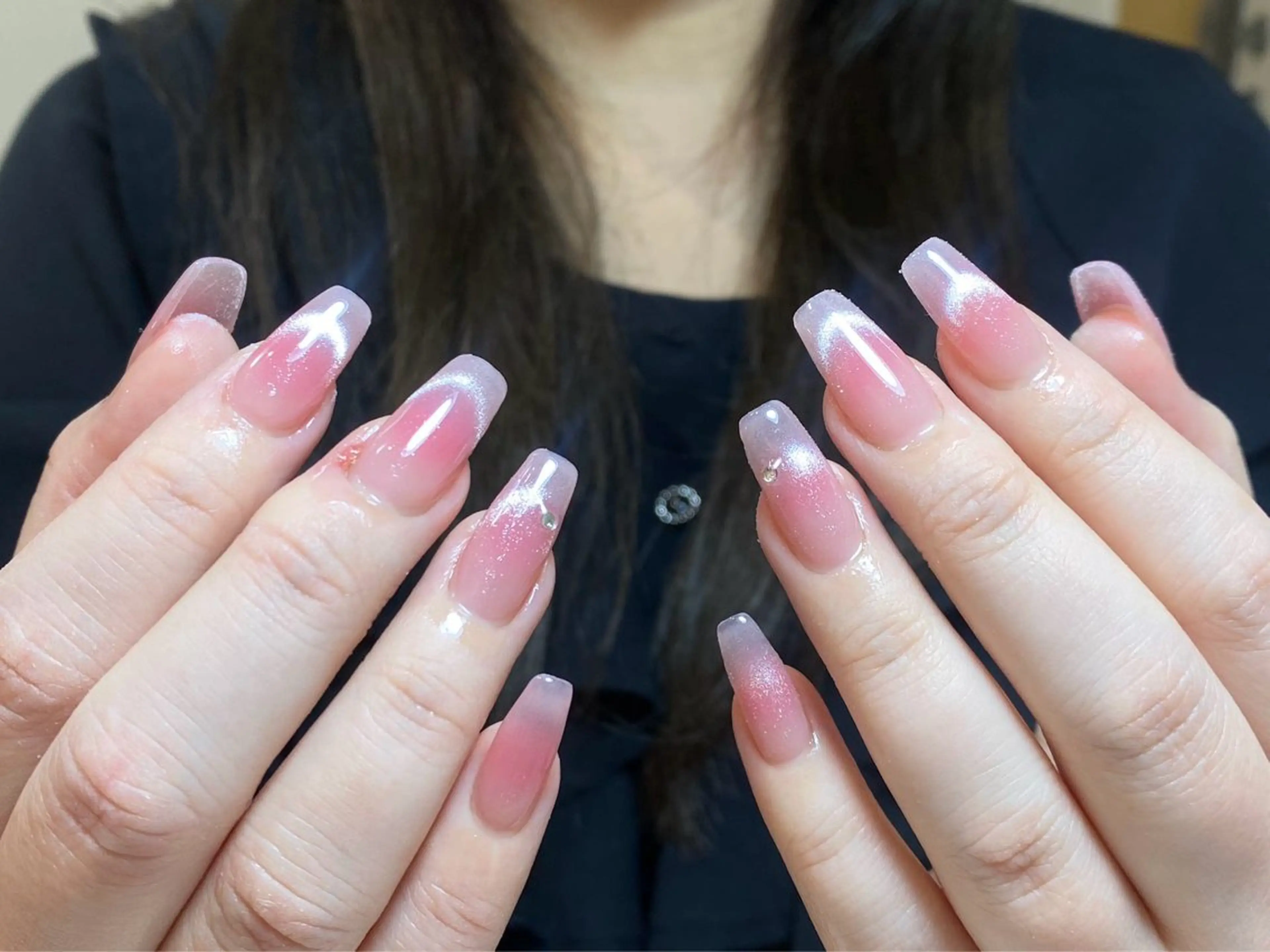 ネイル 長さ出し ワンホンネイル ハンドネイル Venusパラジェル 長さだし専門店のネイルデザイン