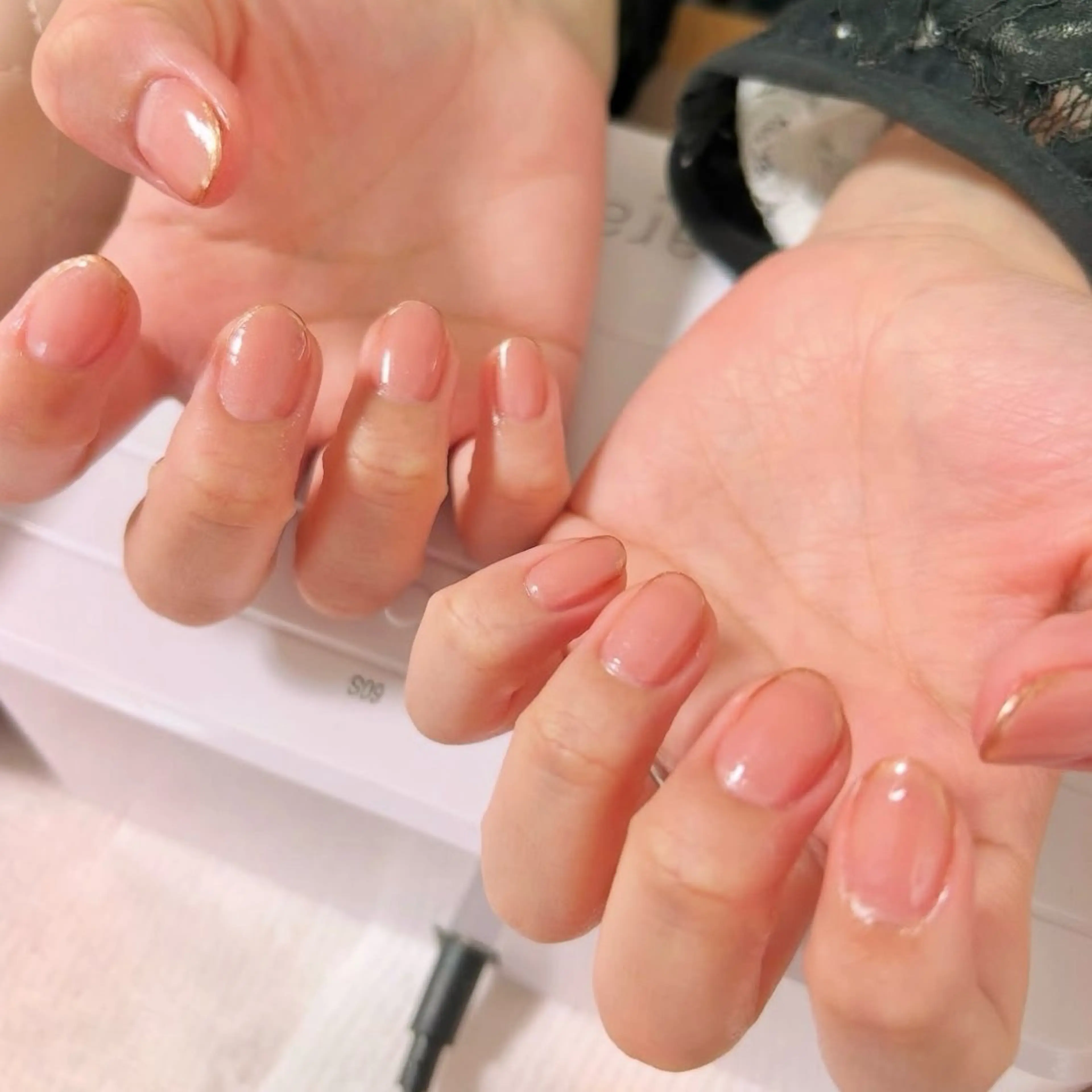 ワンカラージェルネイルの写真