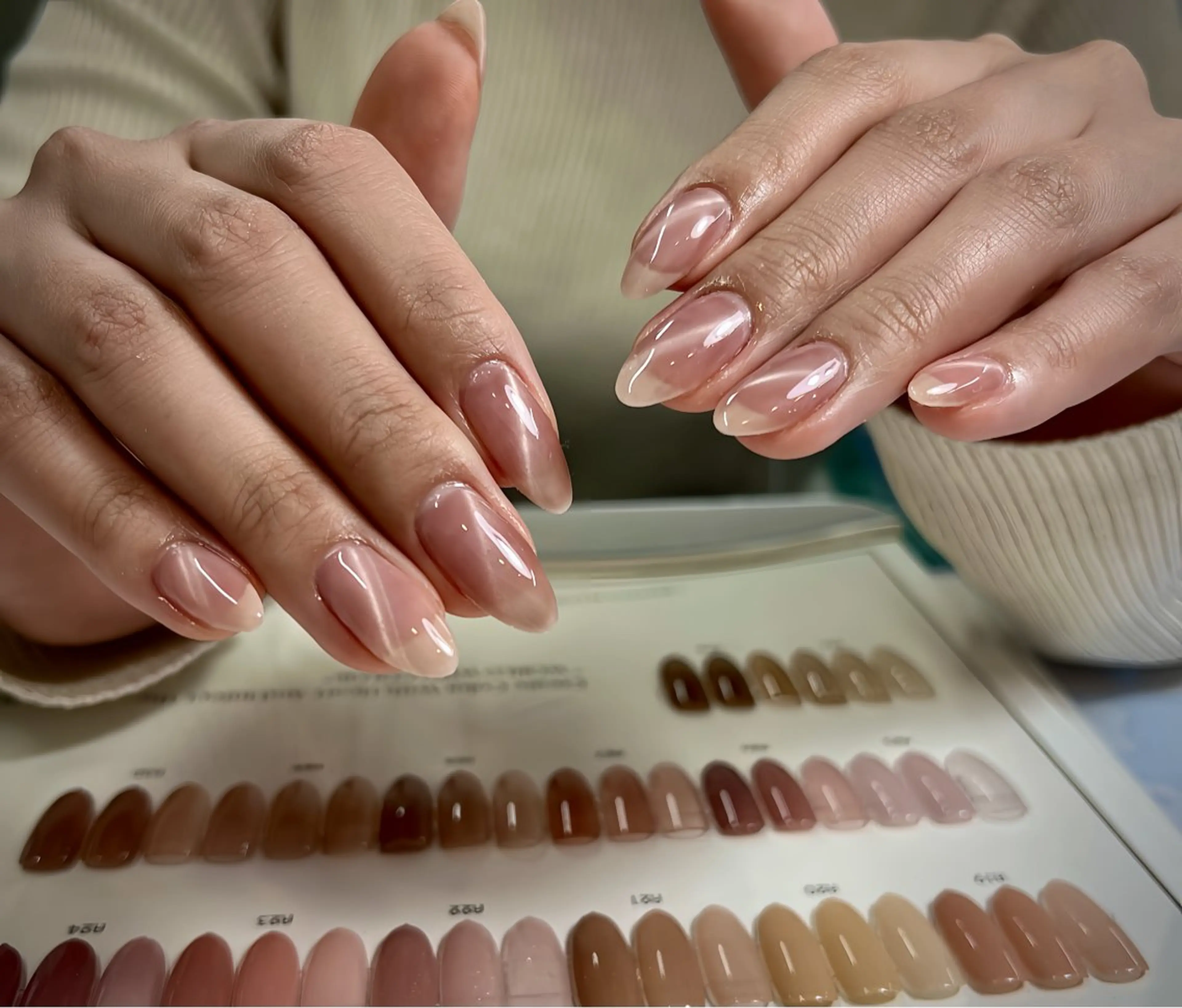 ネイル チークネイル ジェルネイル パラジェル スカルプネイル 春ネイル ハンドネイル MOCHI NAIL 川越東口のネイルデザイン