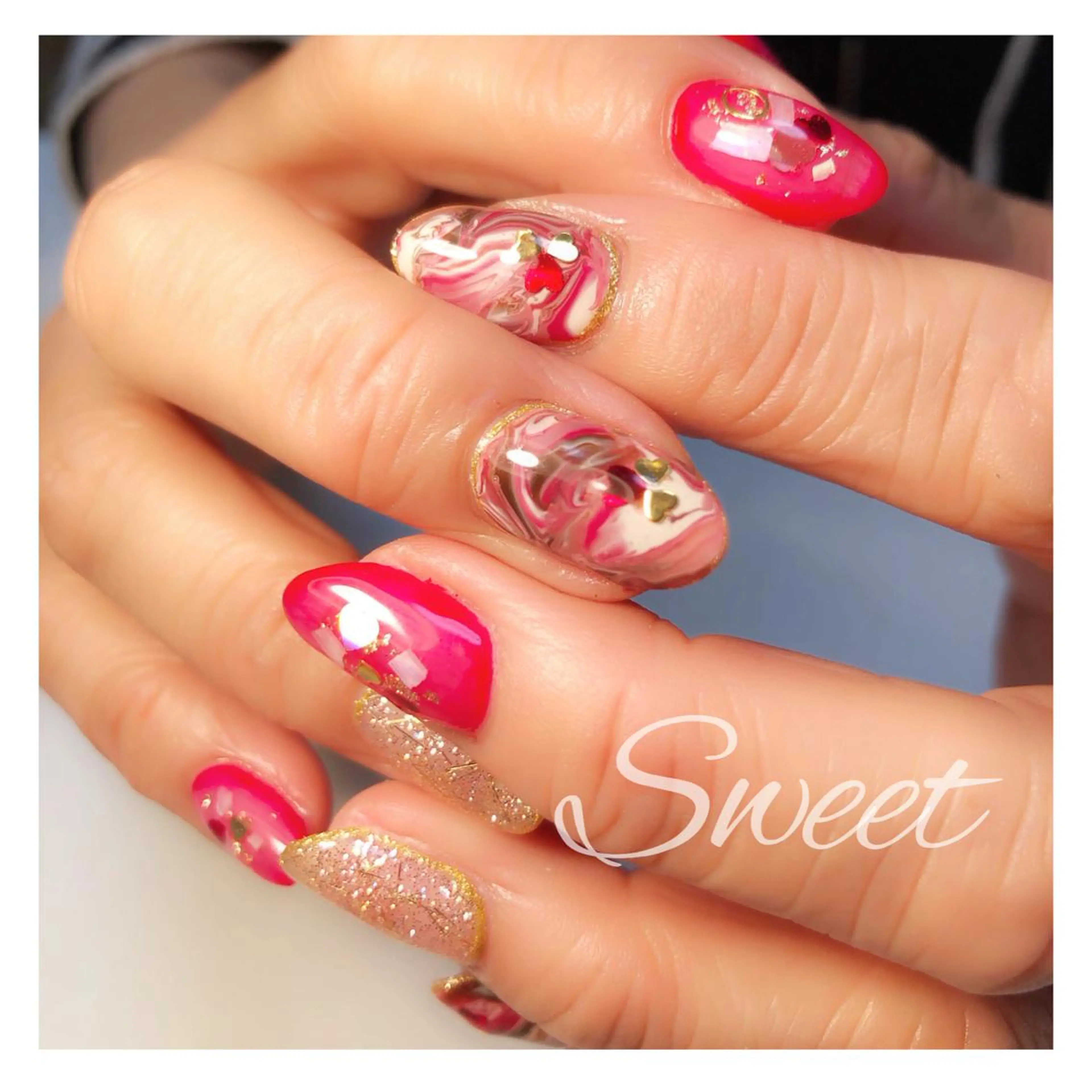 ネイル sweet 仲野陽子のネイルデザイン