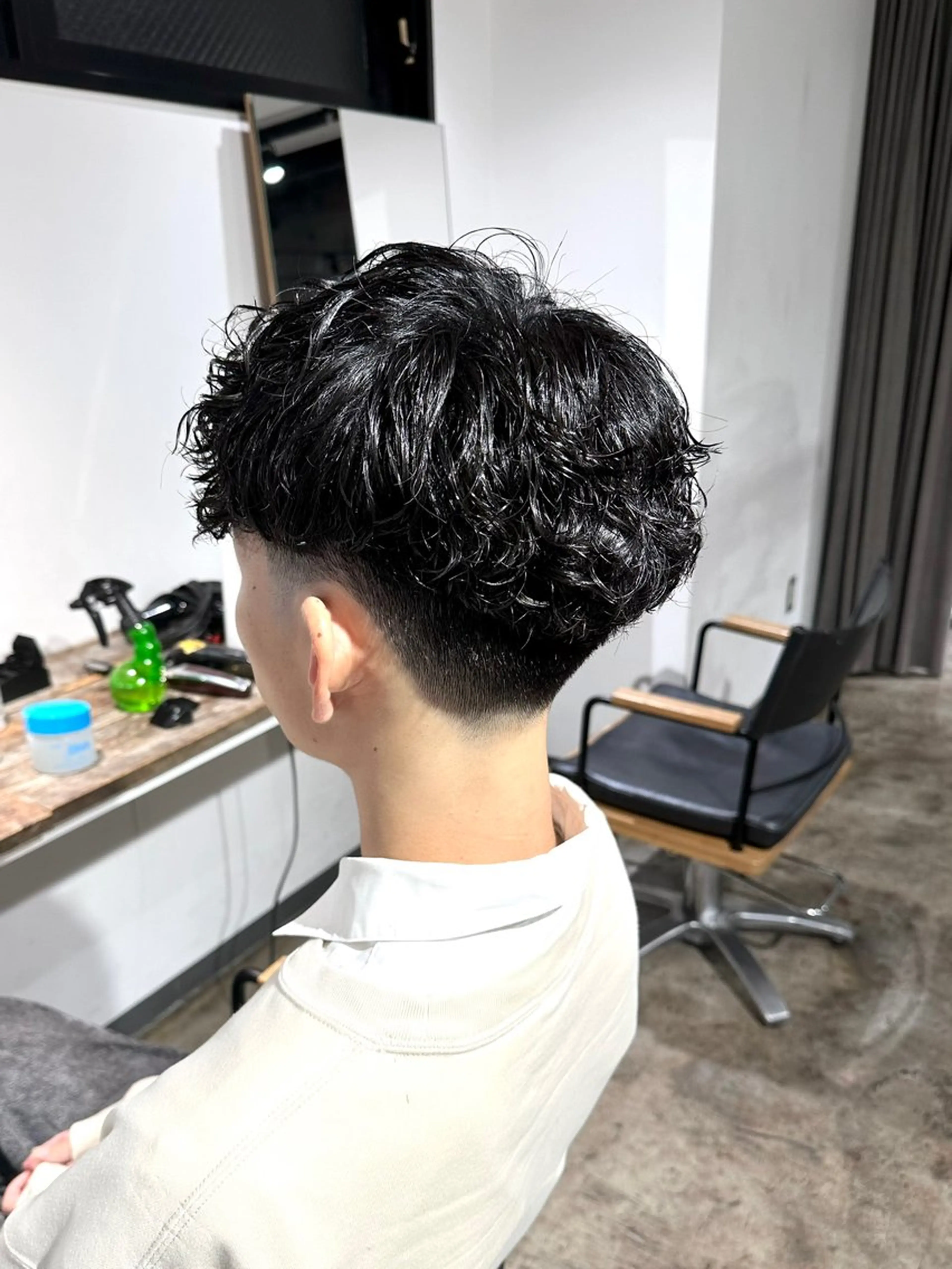 パーマ メンズ メンズパーマ スペインカール カット パーマ トリートメント 骨格補正施術/メンズ 専門美容師/YUYAのヘアスタイル