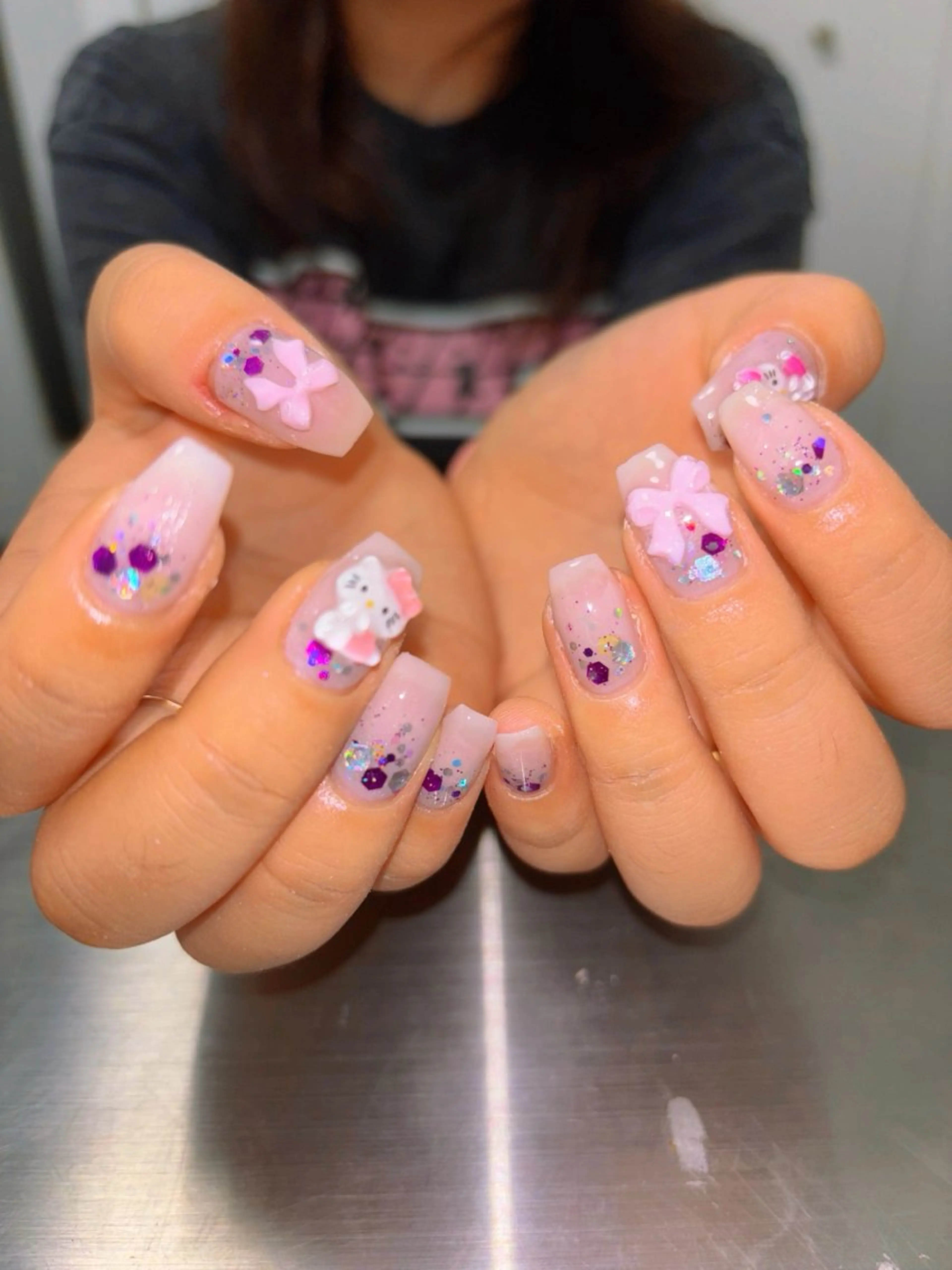 ネイル 海外ネイル u4me🦄💜のネイルデザイン